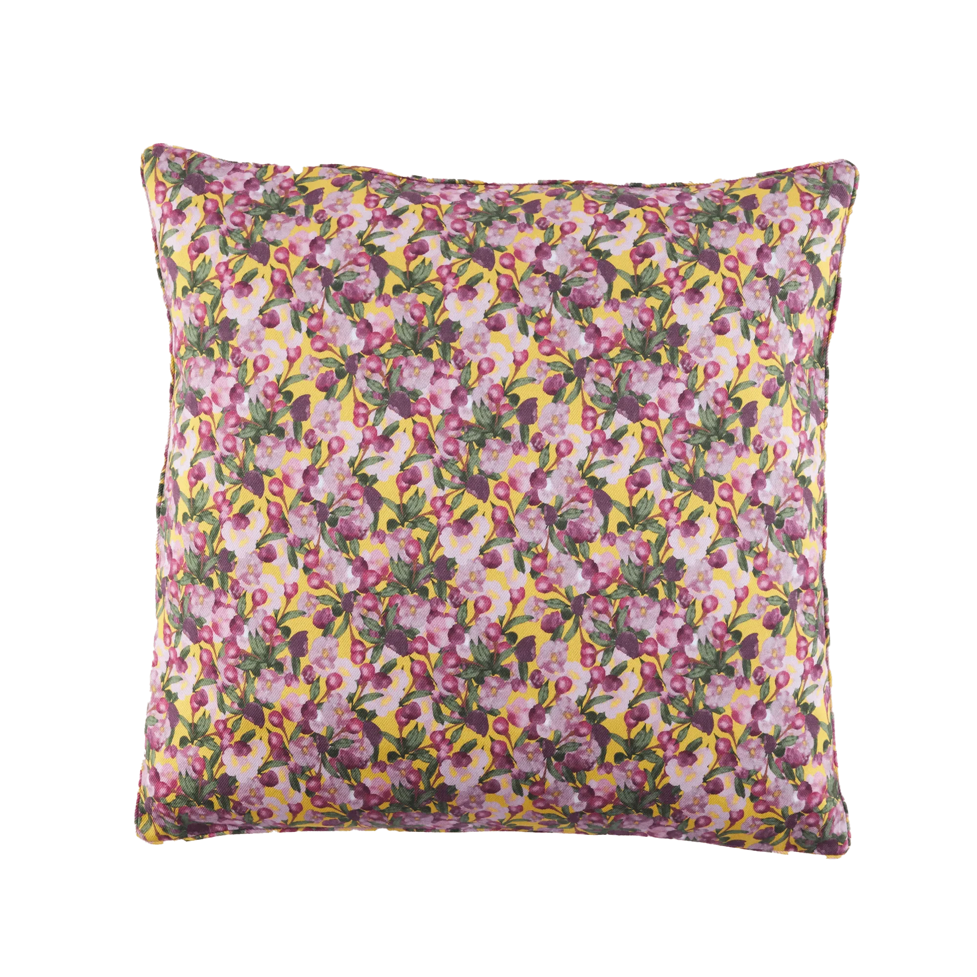 Square Pillow Cover Romance is Dead Yellow - The Mayfair Hall