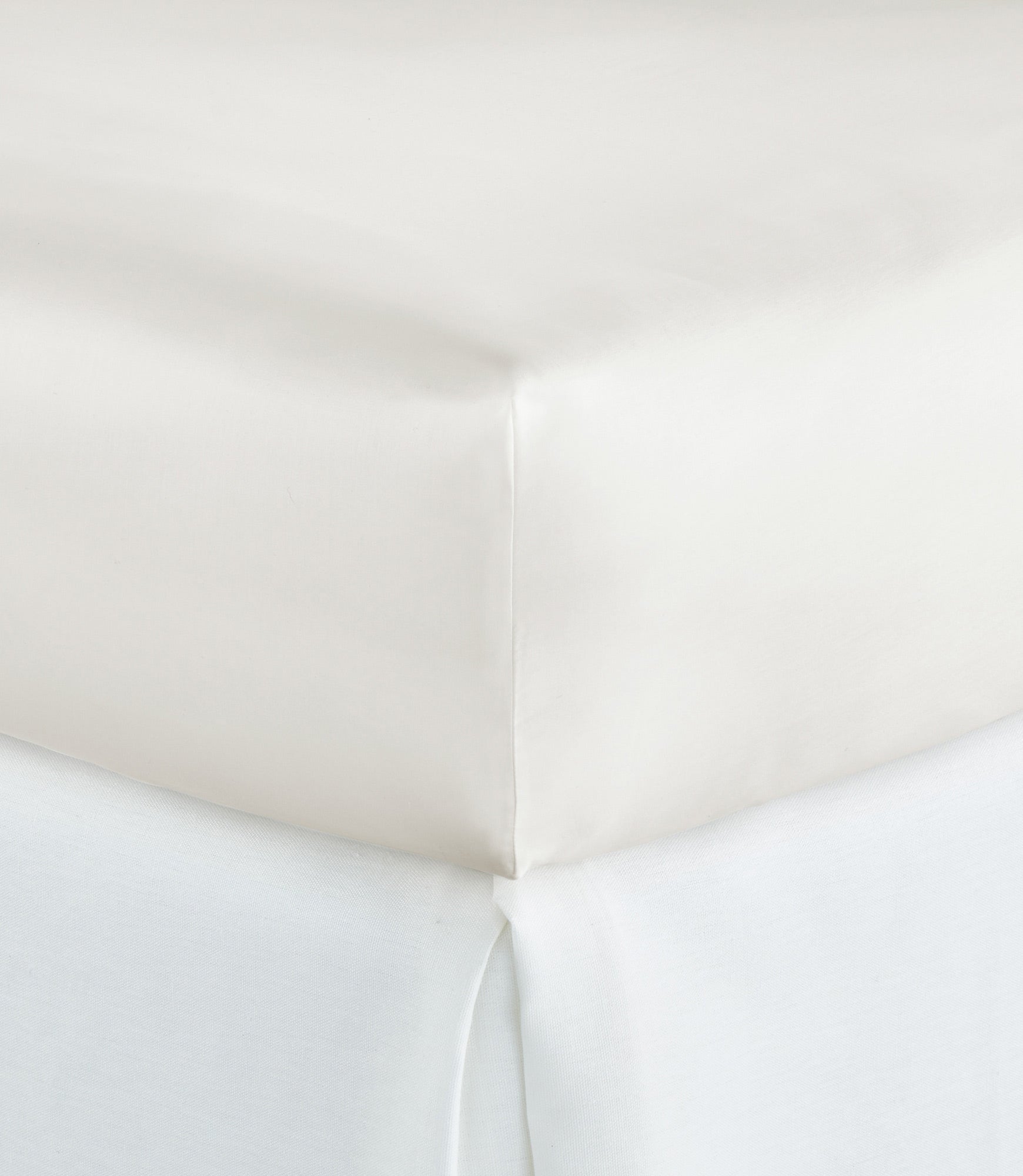 Boutique Ivory Percale Fitted Sheet