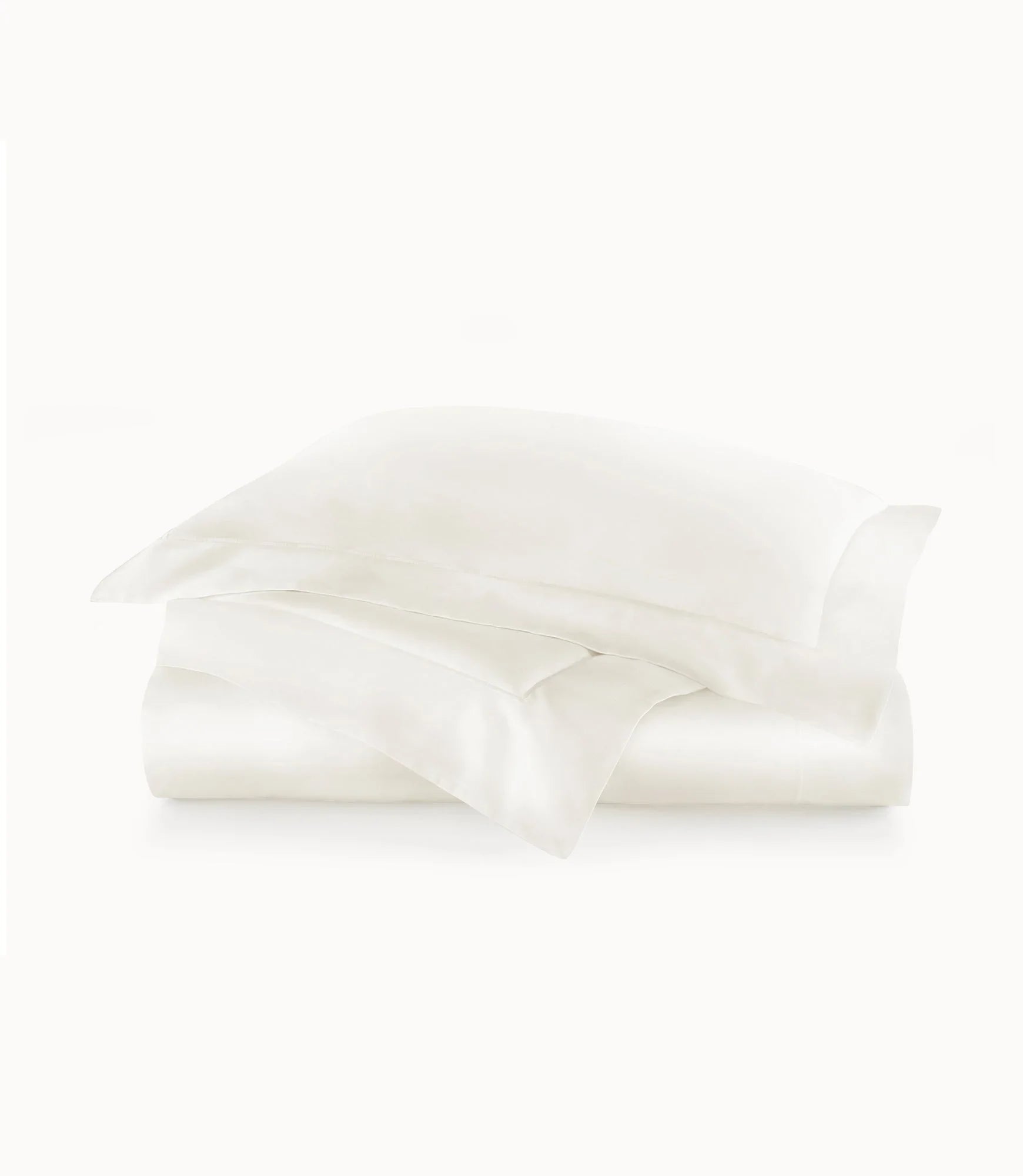 Boutique Ivory Percale Duvet Cover