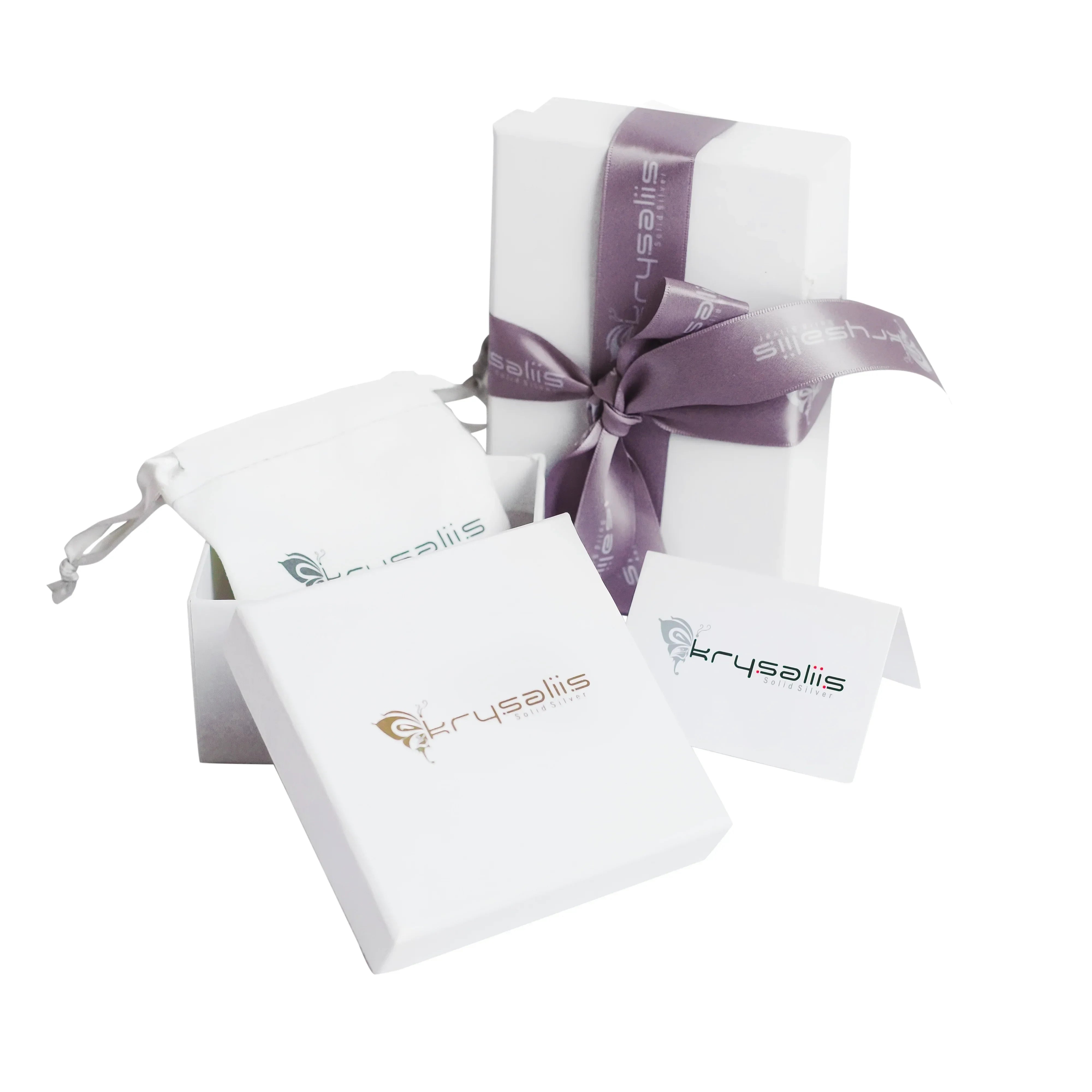 Krysaliis Sterling Silver Baby Rattle - Moon - The Mayfair Hall