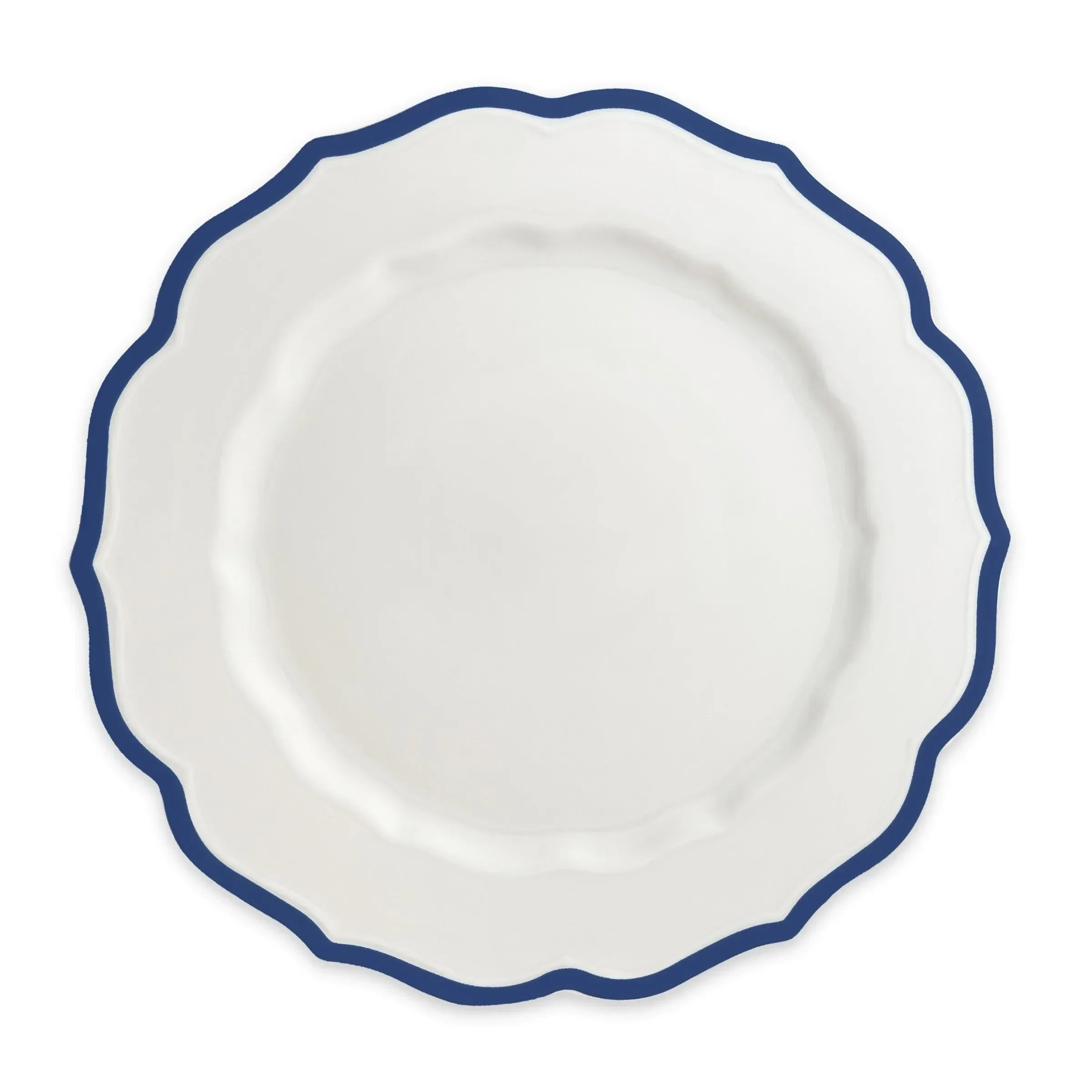 Stella Scalloped Porcelain Dinner Plate - The Mayfair Hall