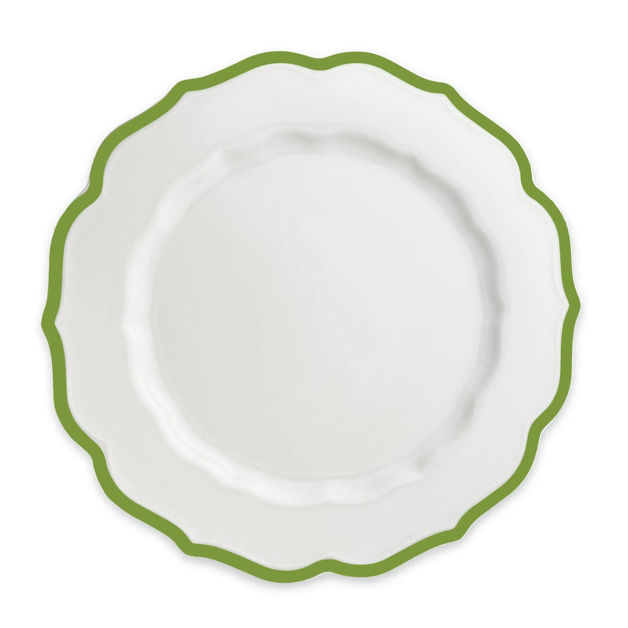 Stella Scalloped Porcelain Dinner Plate - The Mayfair Hall