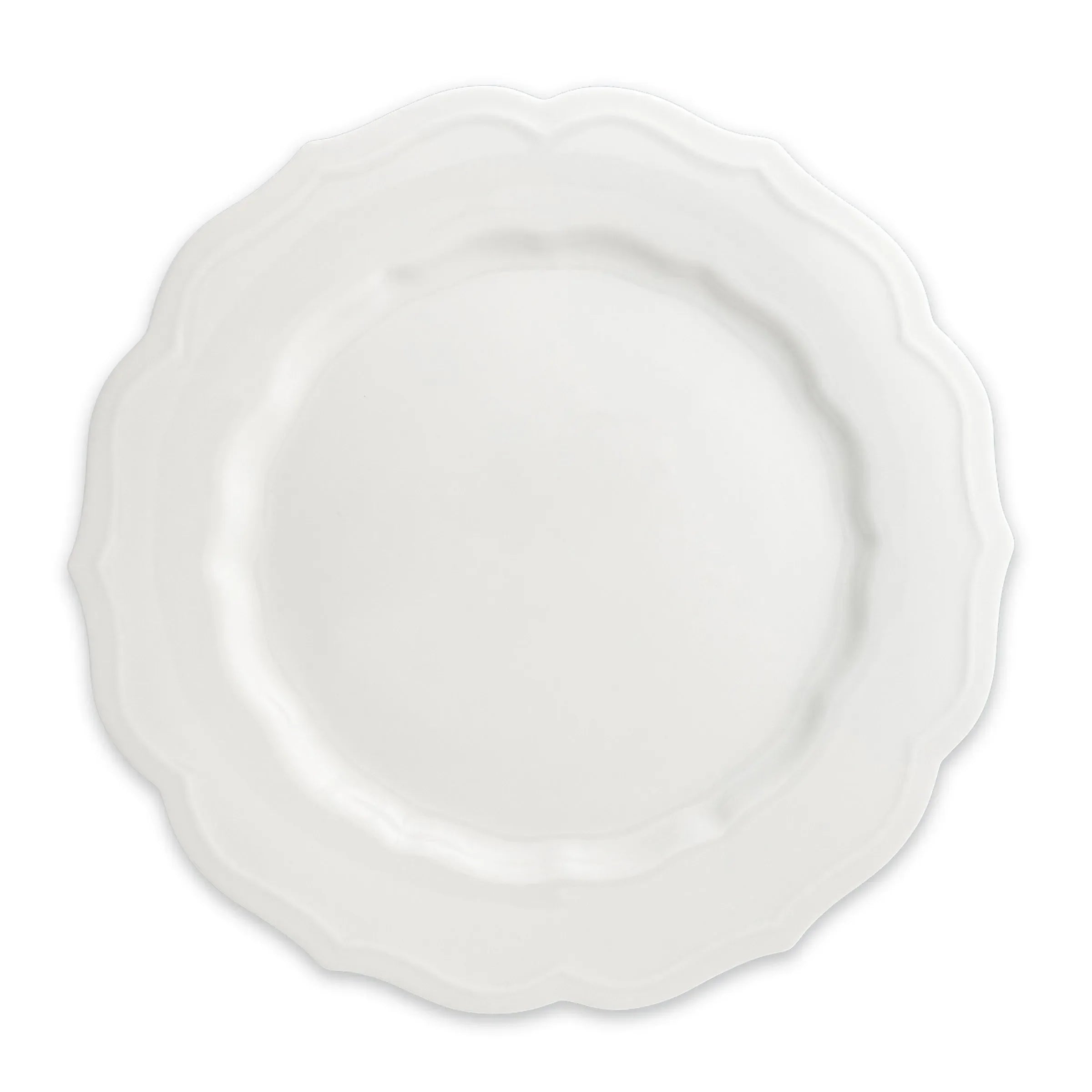 Stella Scalloped Porcelain Dinner Plate - The Mayfair Hall