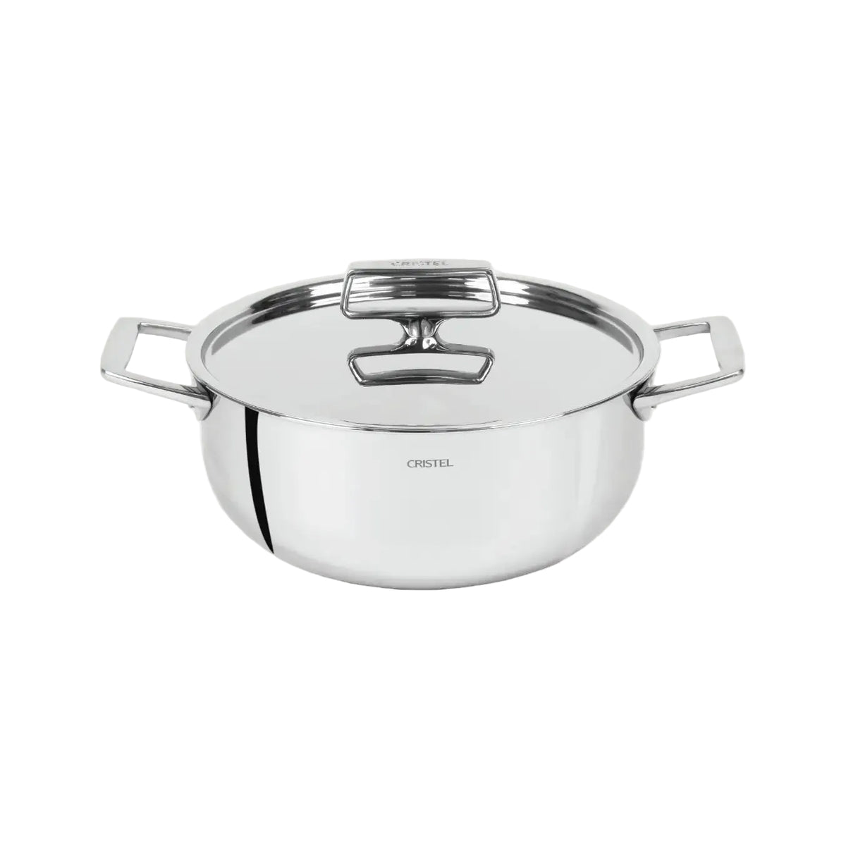 Castel'Pro Ultraply Stainless Steel Stewpan with Lid by Cristel