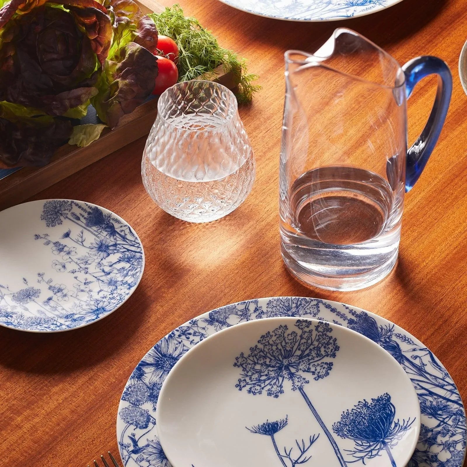 Les Nuages Small Pitcher with Blue Handle - The Mayfair Hall
