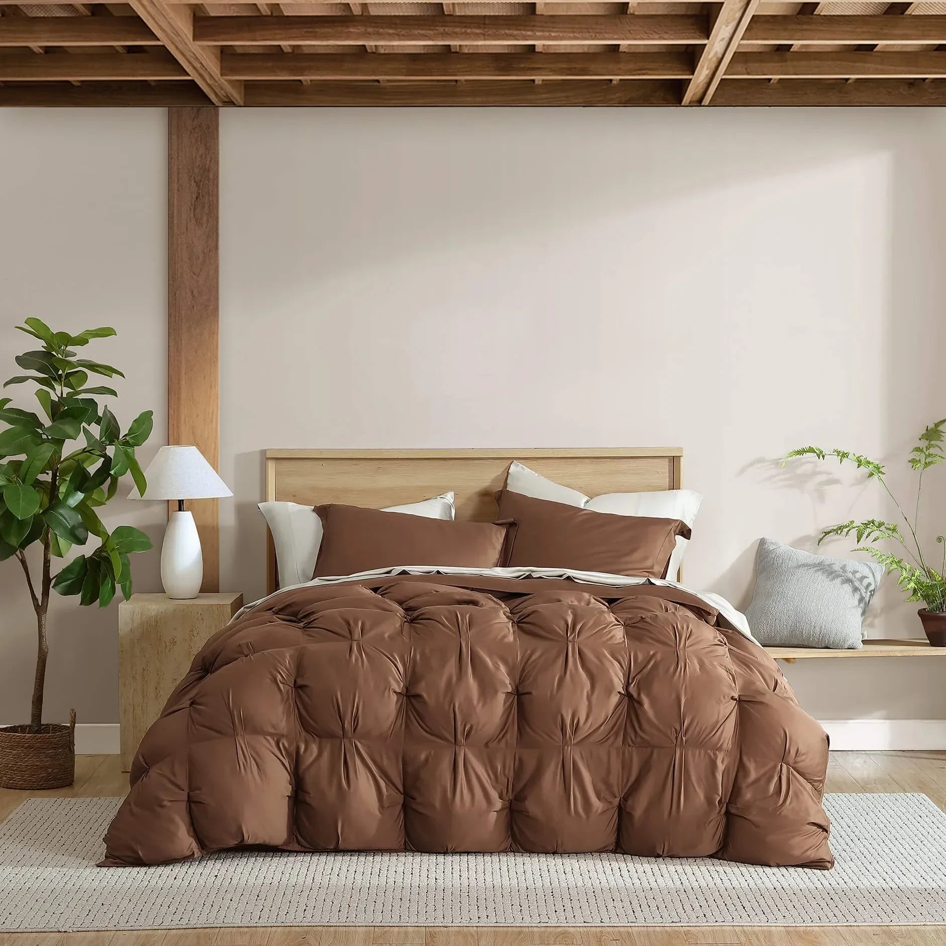 Natural Premium Bamboo Sham Set - The Mayfair Hall