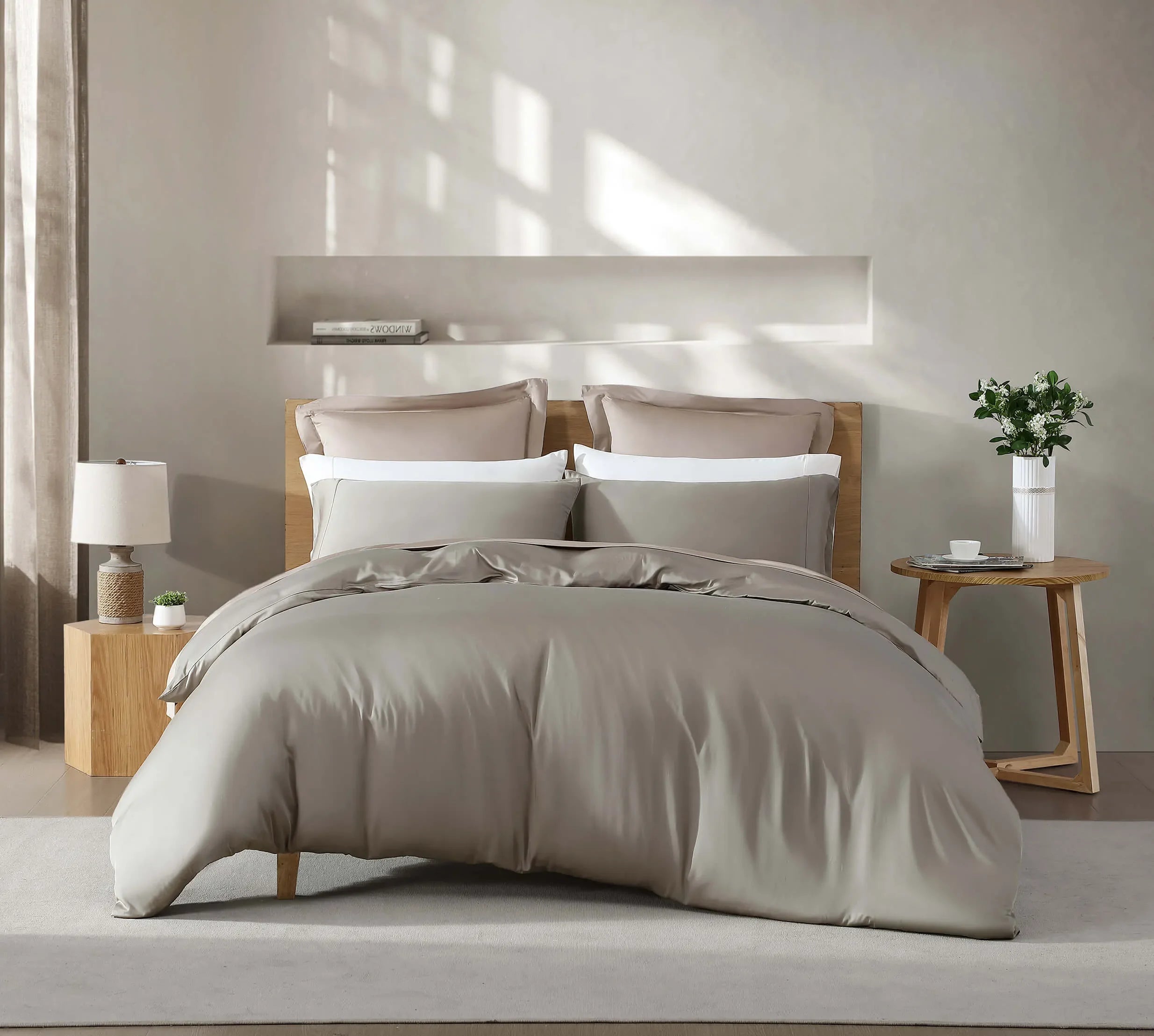 Natural Premium Bamboo Euro Sham - The Mayfair Hall