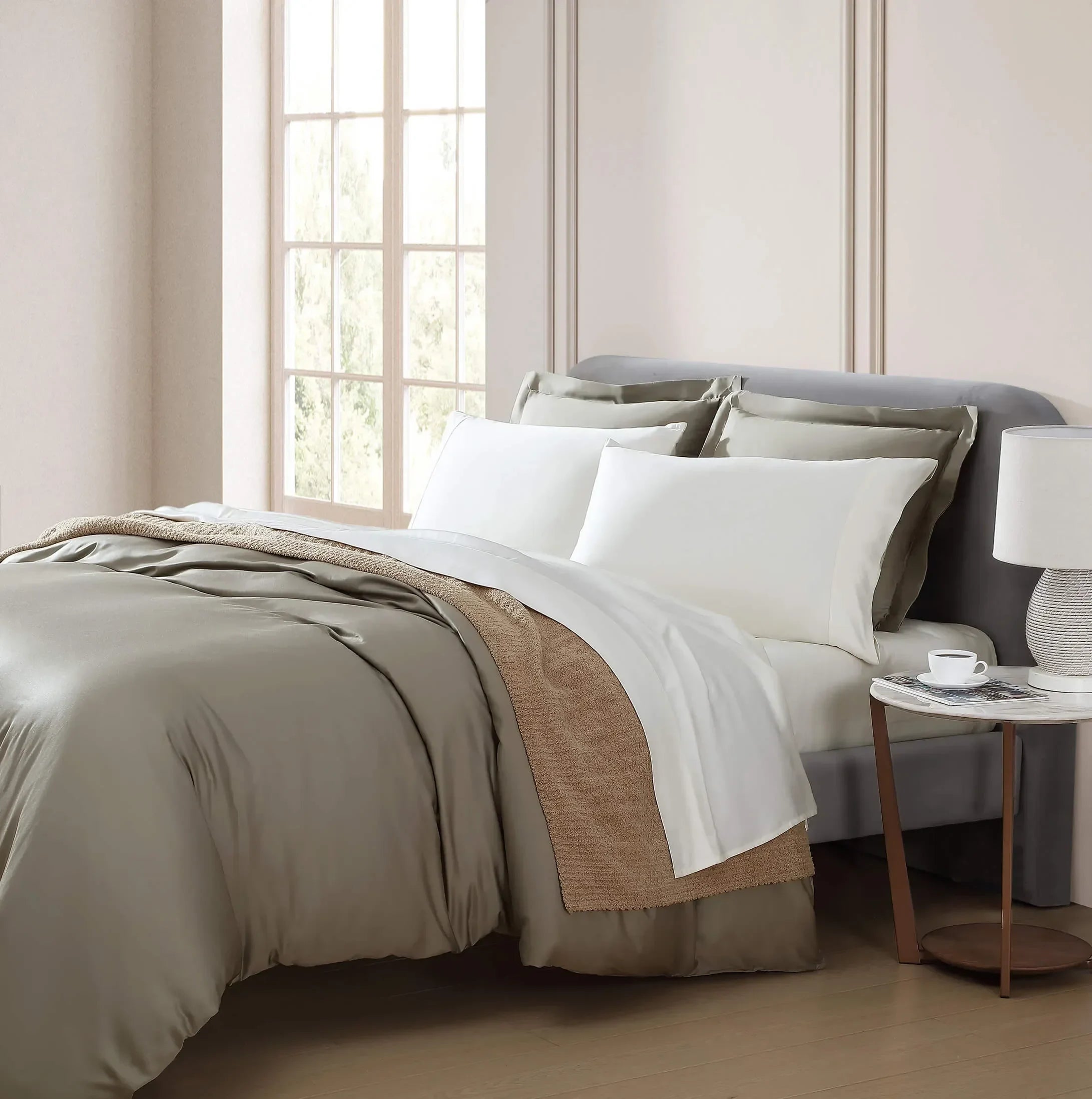 Natural Premium Bamboo Duvet Cover - The Mayfair Hall