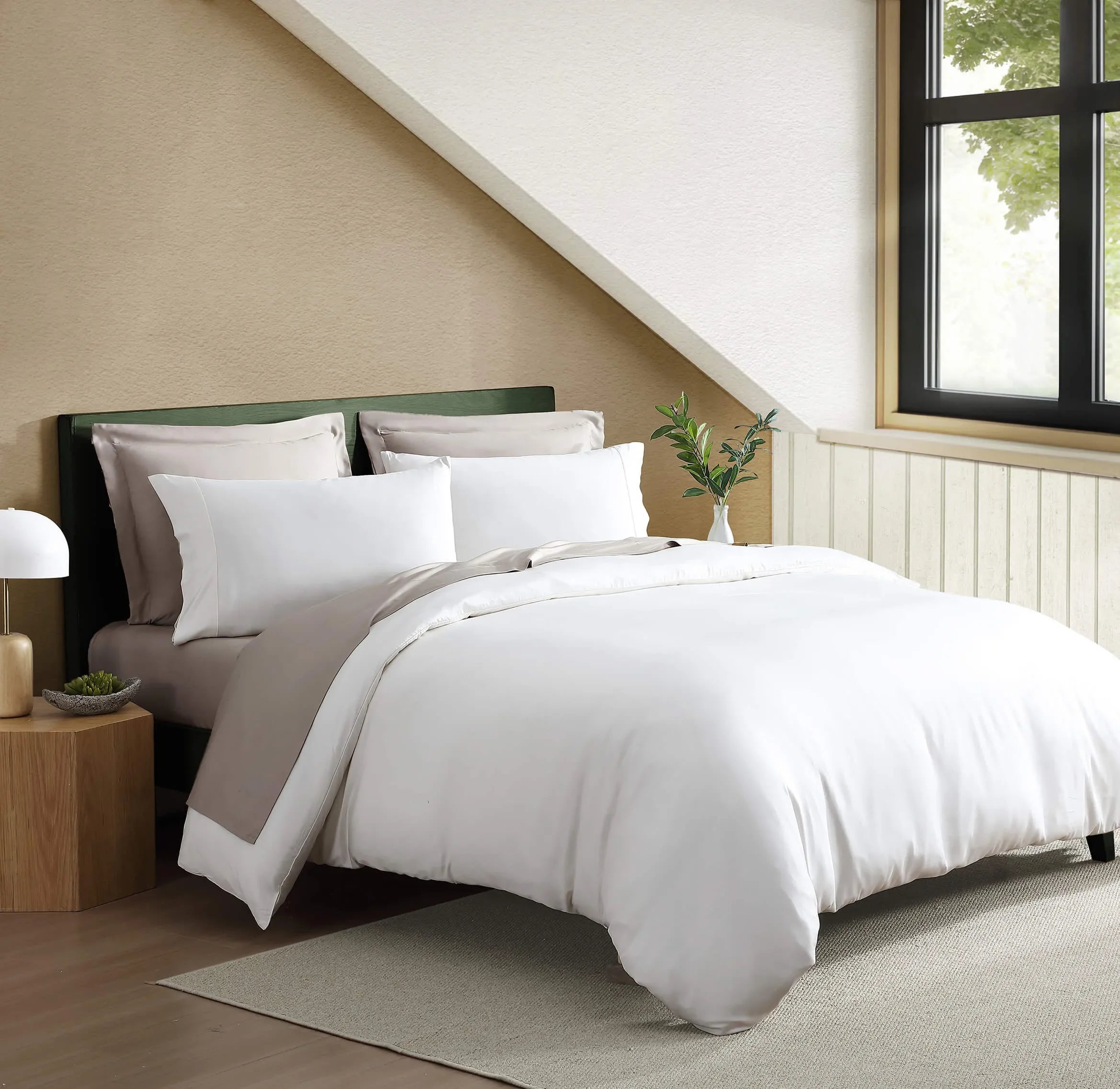 Natural Premium Bamboo Duvet Cover - The Mayfair Hall