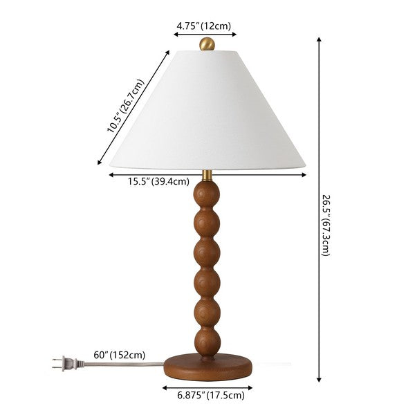 Sanne Resin Table Lamp in Natural