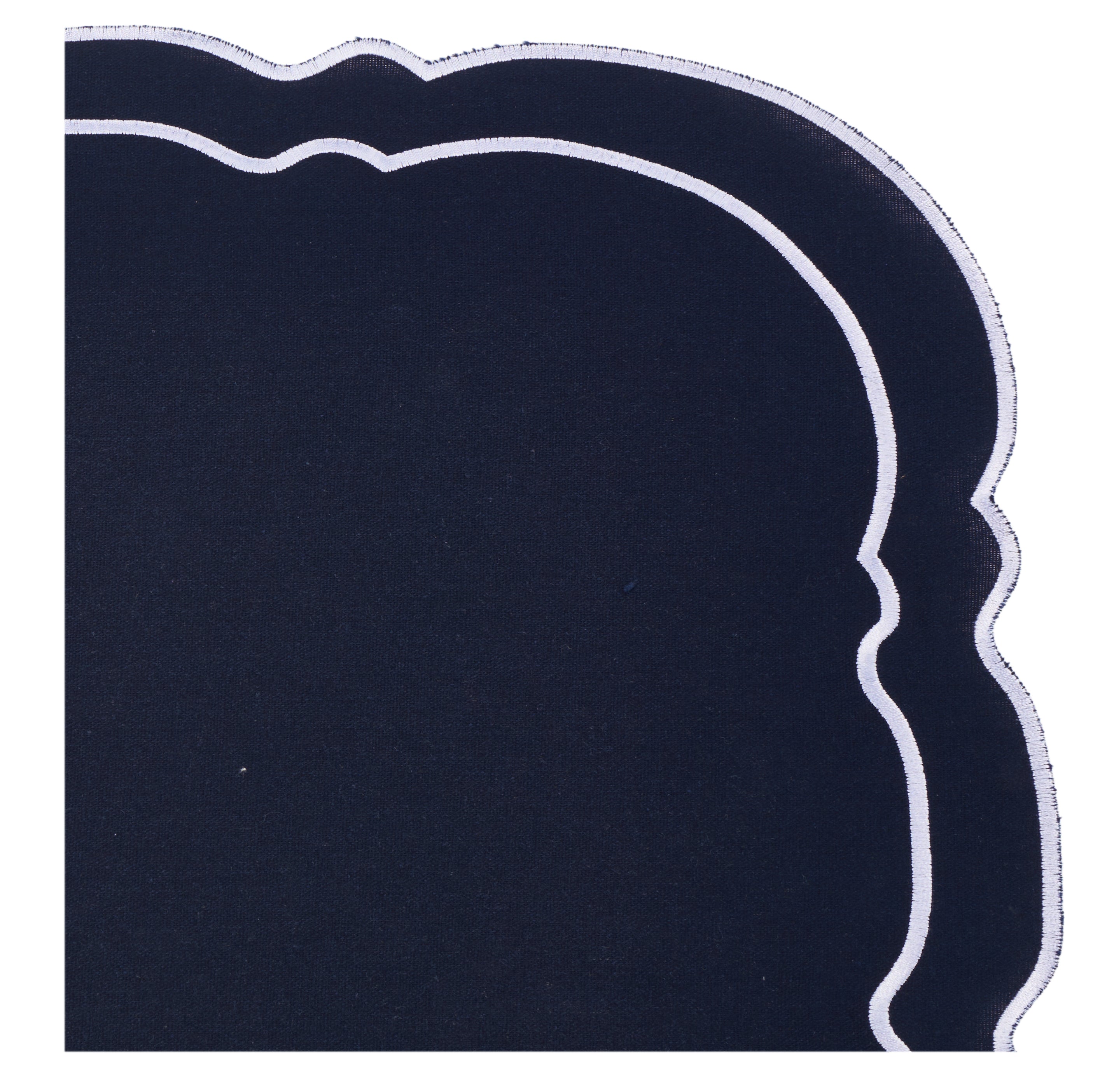 Charleston Navy & White Placemat & Napkin