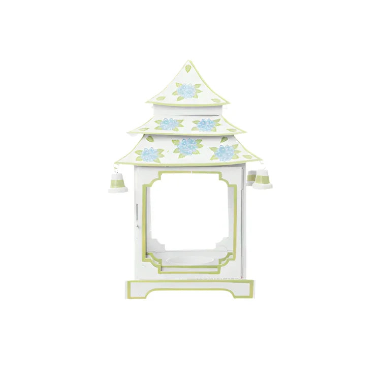 New Hydrangea Leaf Pagoda Lantern (Green) - The Mayfair Hall