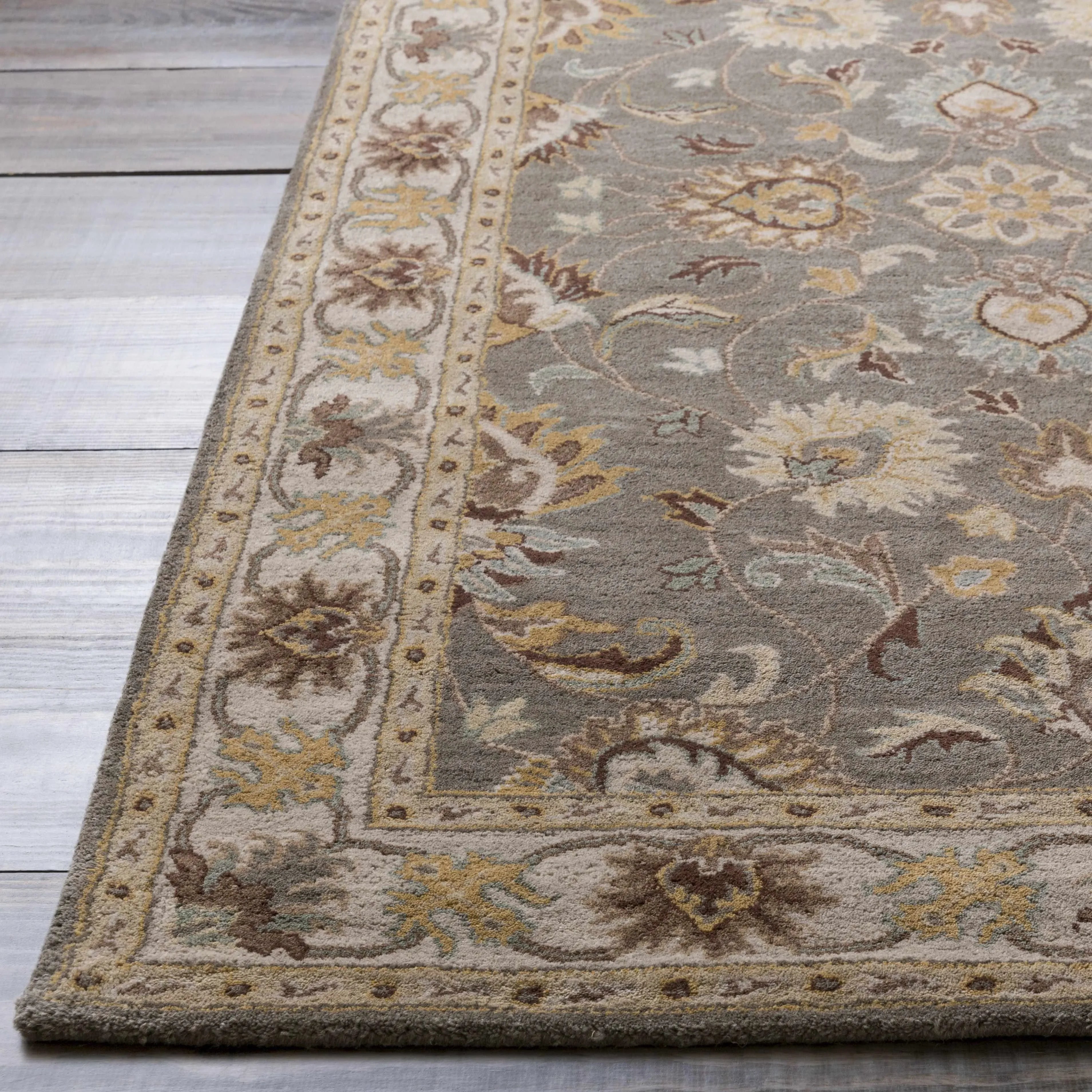 Cherryfield Wool Rug in Taupe