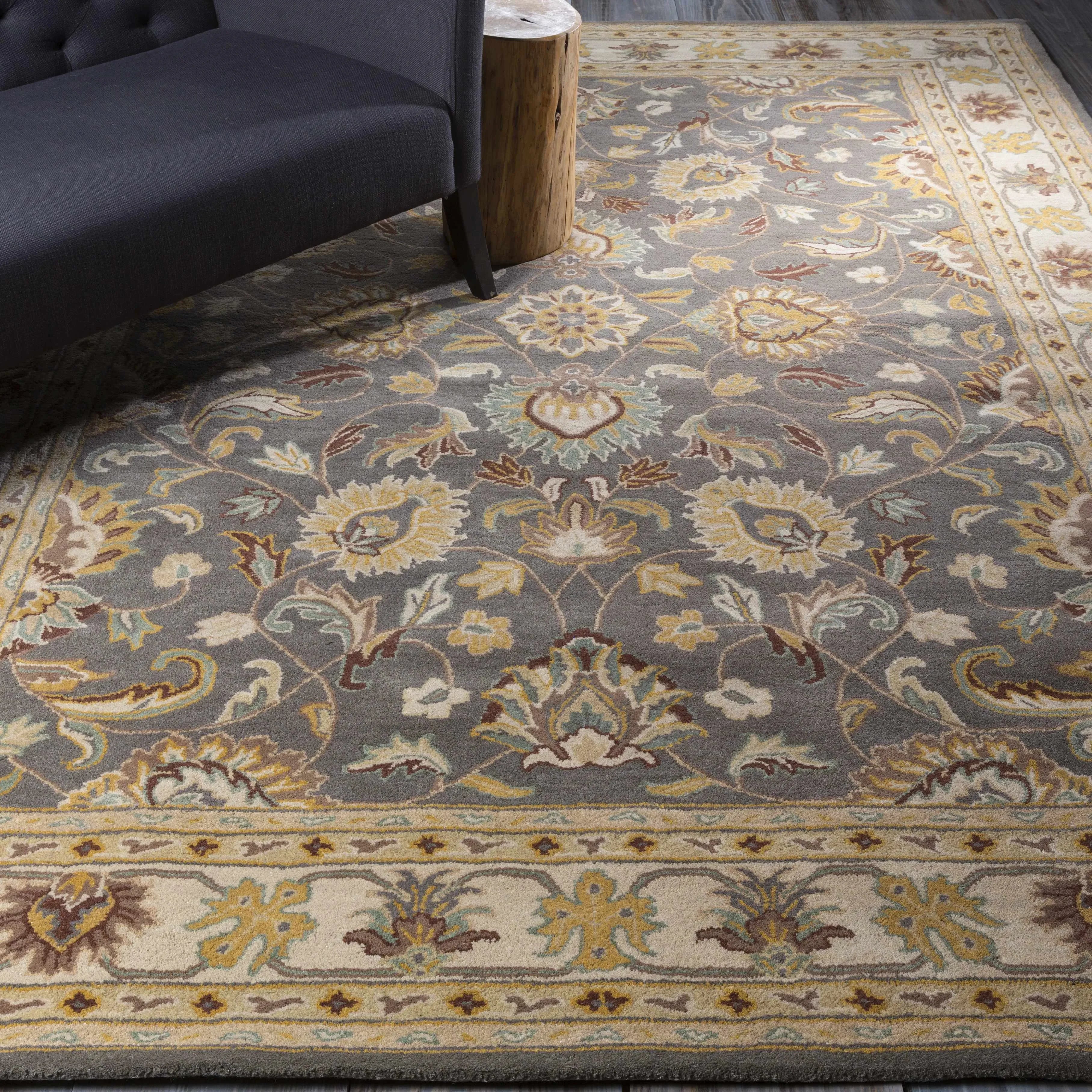 Cherryfield Wool Rug in Taupe