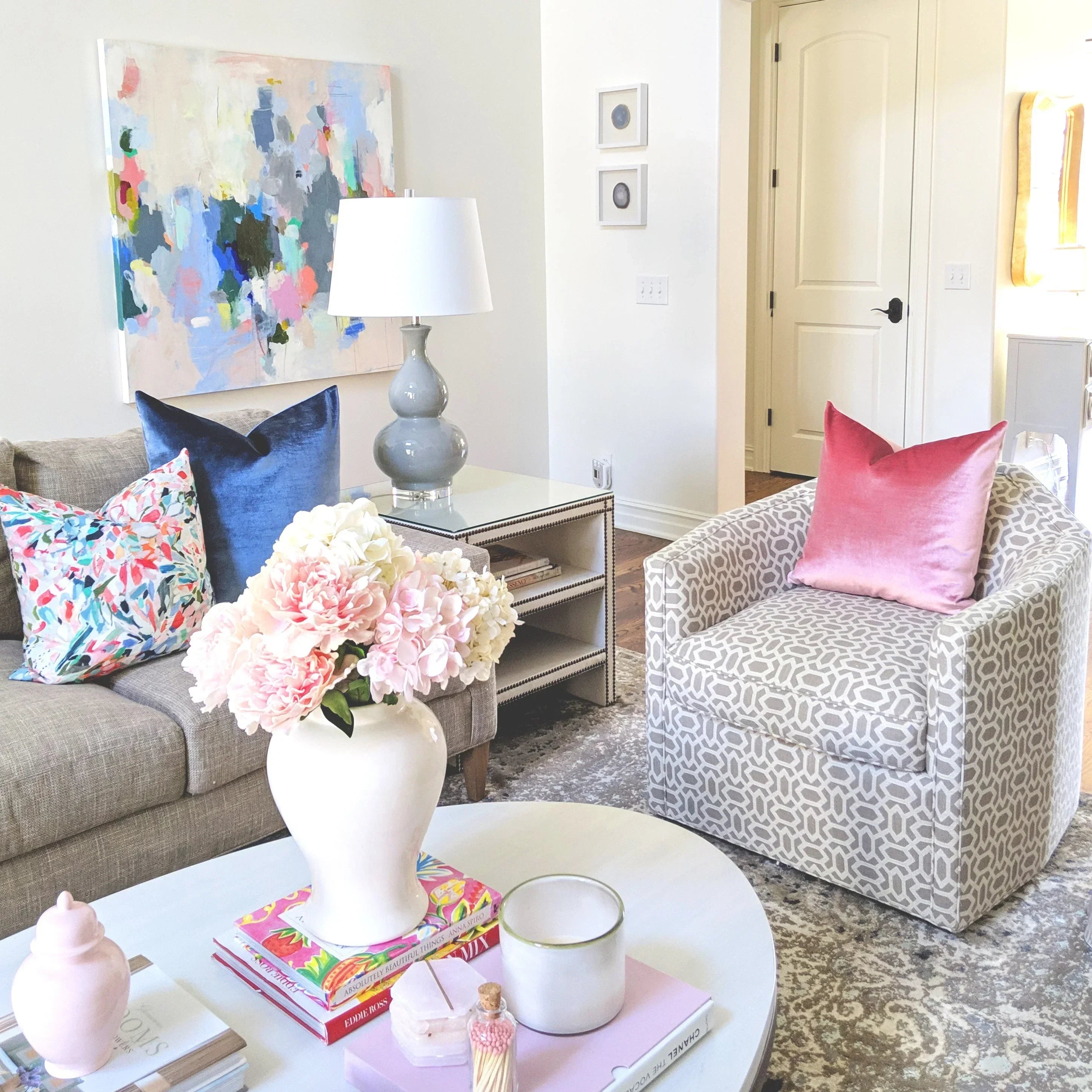 Cherry Blossom Pink Ginger Jars - The Mayfair Hall