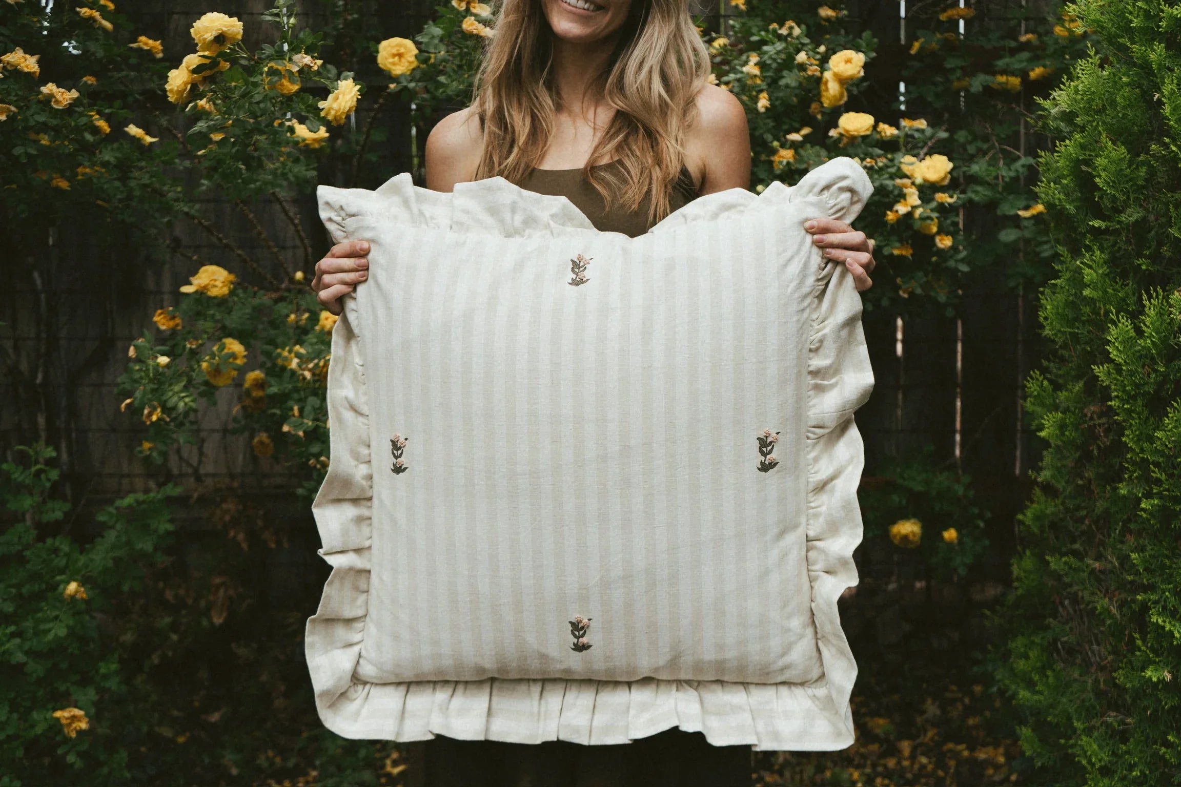 Frances Ruffled Pillow - The Mayfair Hall