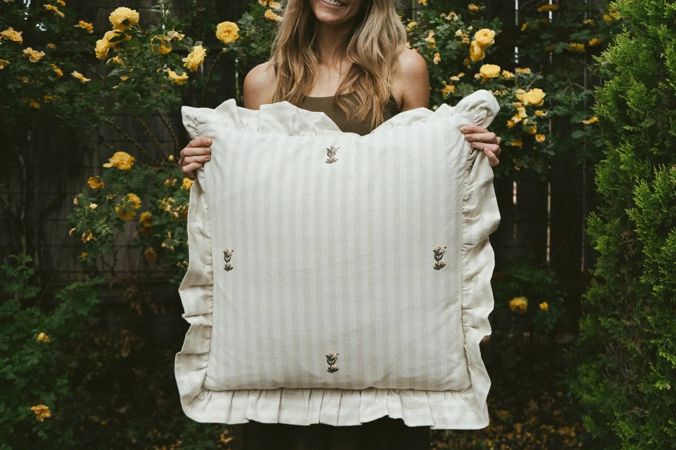 Frances Ruffled Pillow - The Mayfair Hall