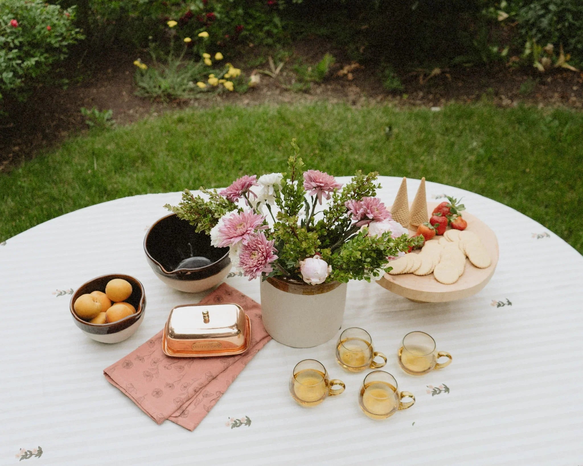 Frances Ruffled Tablecloth - The Mayfair Hall