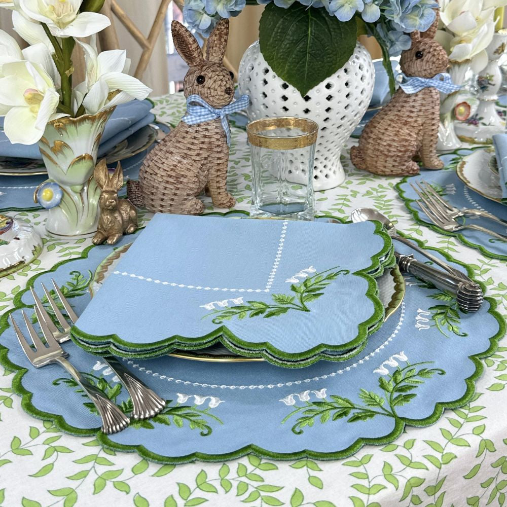 Tilly Placemat- Lily of the Valley (Set of 4)