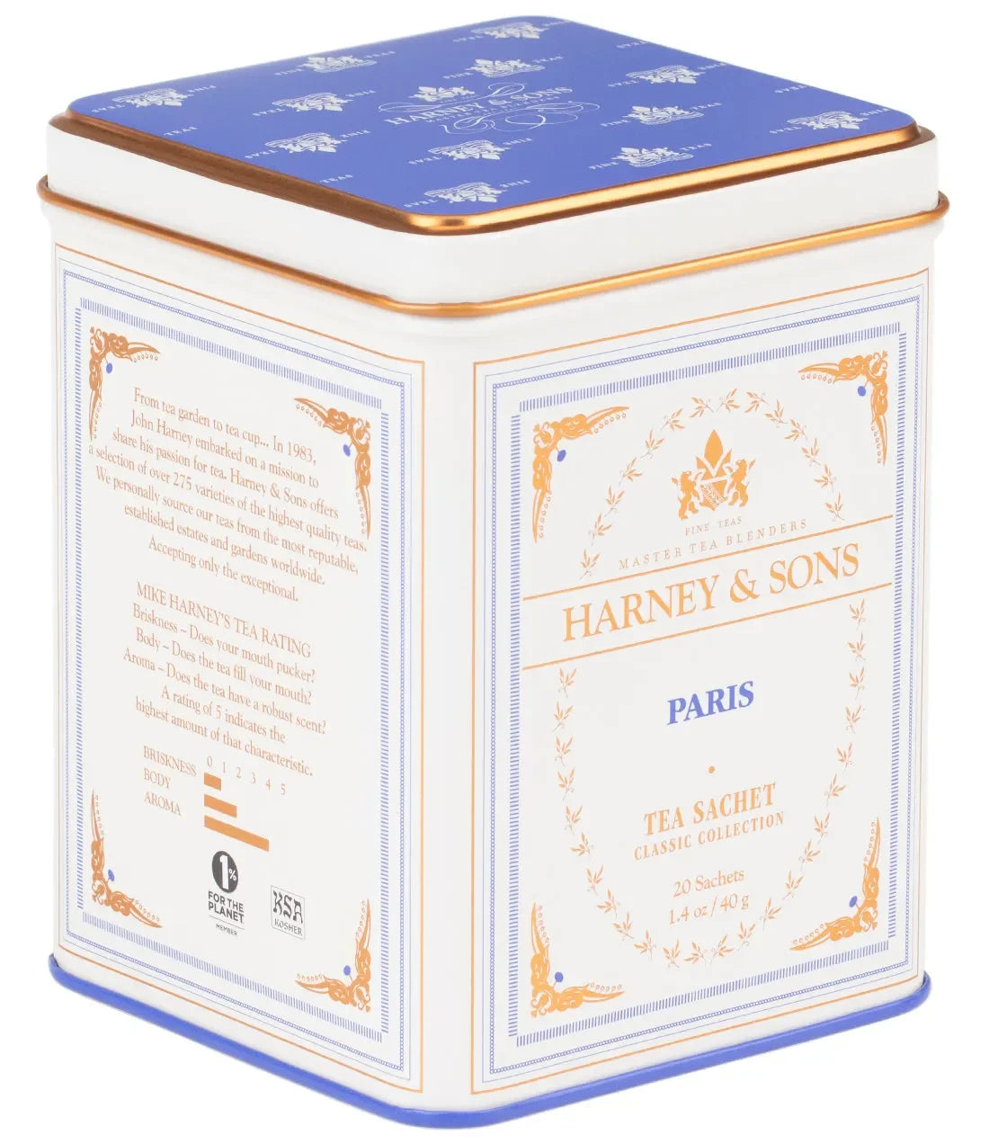 Paris, Classic Tin of 20 Sachets - The Mayfair Hall