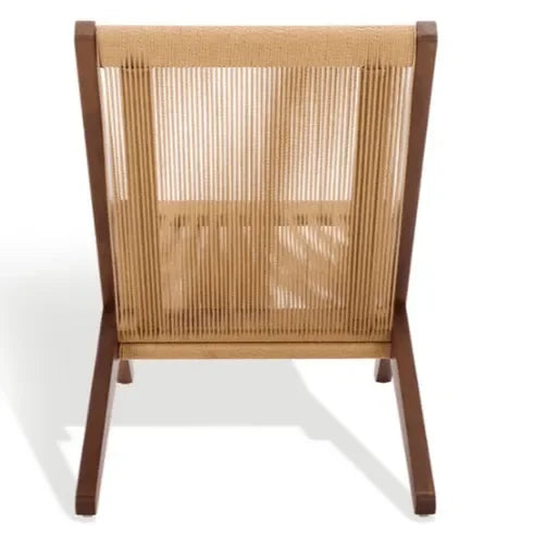 Safavieh Trisha Ash Wood Frame Accent Chair with Folding Rope