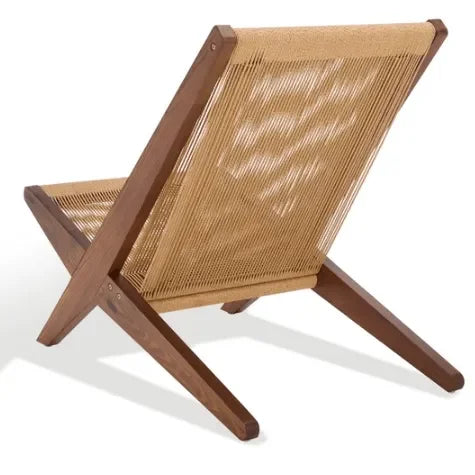 Safavieh Trisha Ash Wood Frame Accent Chair with Folding Rope
