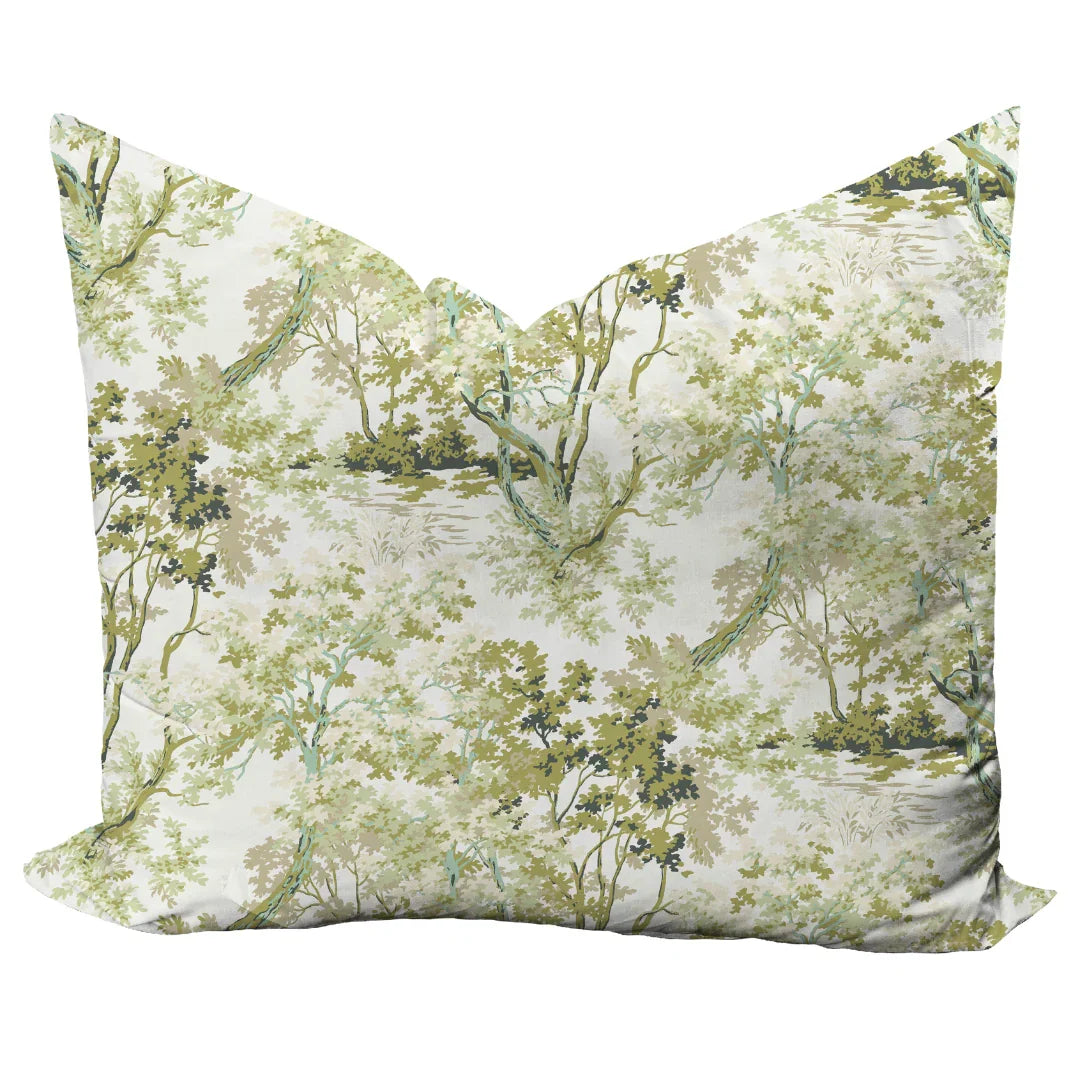 Ginger Pillow in Celadon - The Mayfair Hall