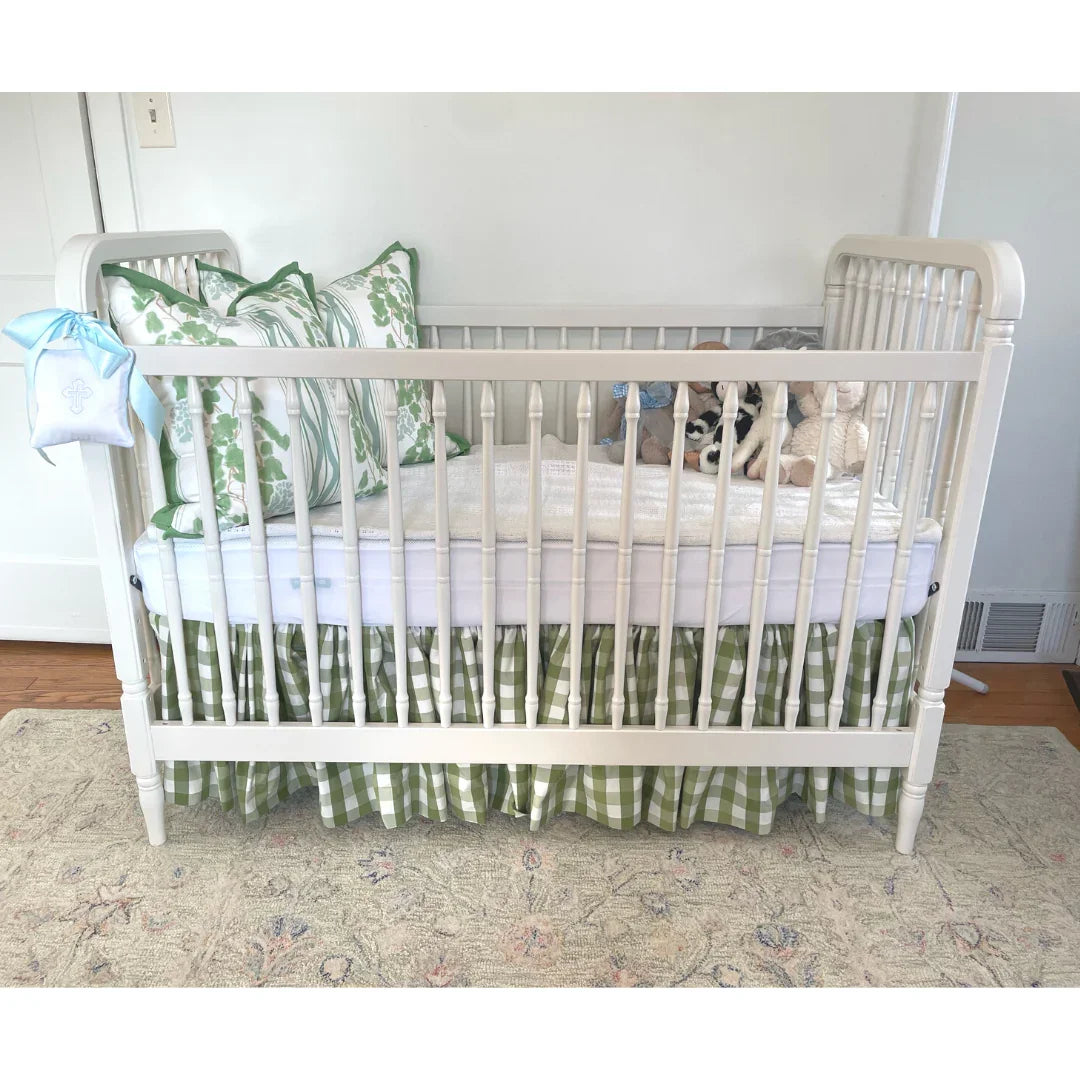 Saybrook Check by Thibaut Crib Skirt - The Mayfair Hall