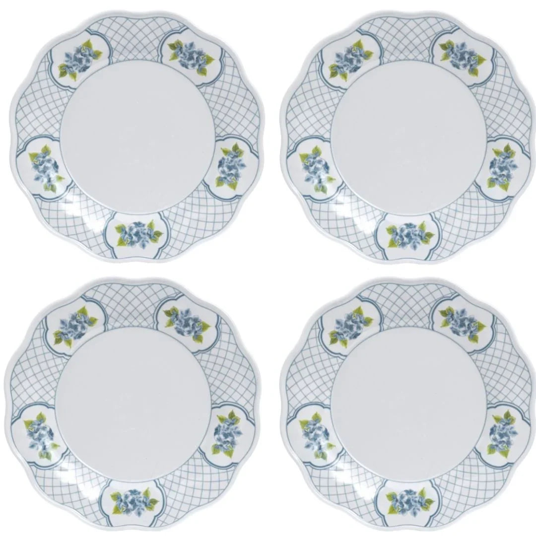 Blue Hydrangea Melamine Dinnerware Collection - The Mayfair Hall