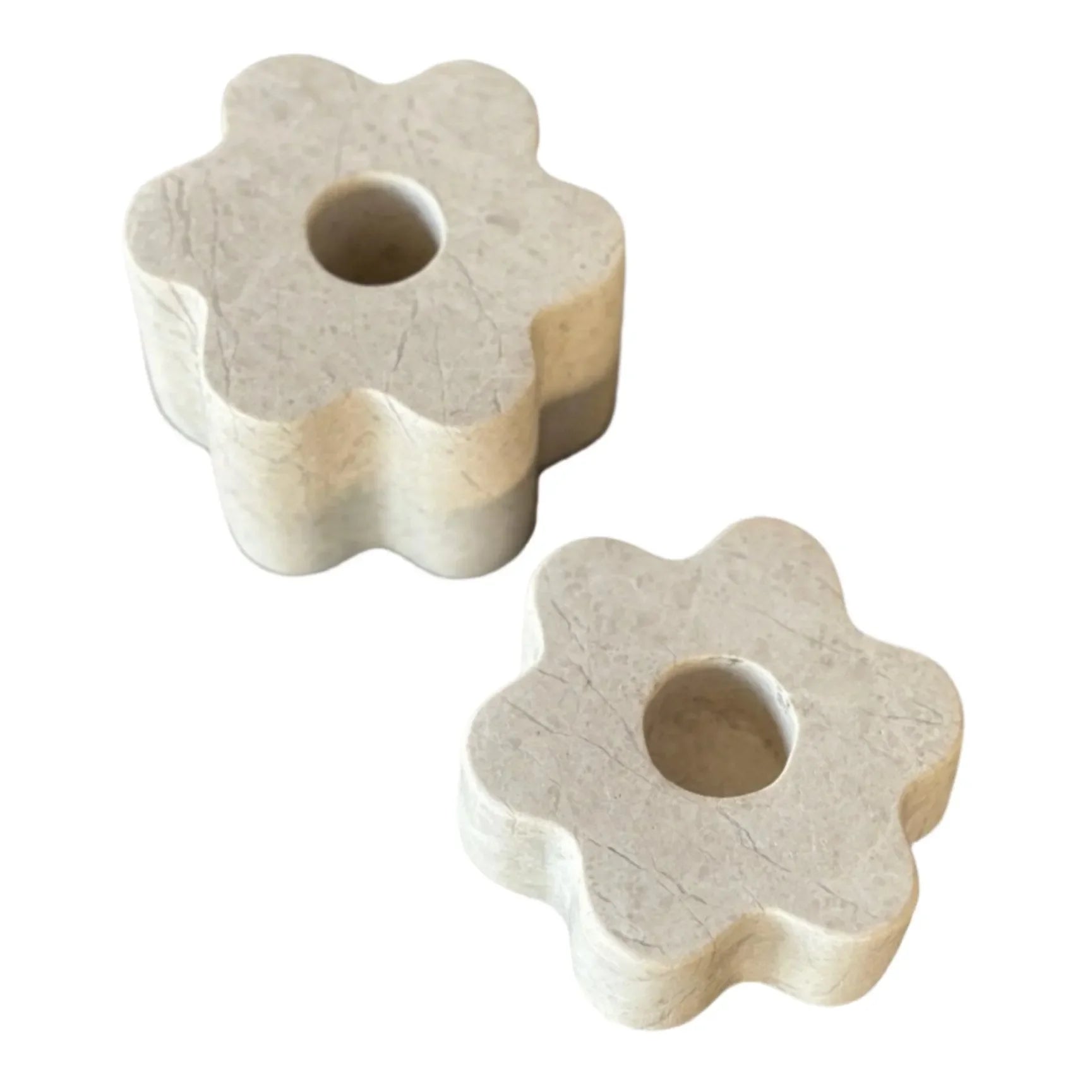 Bud Candle Set in Oyster - The Mayfair Hall