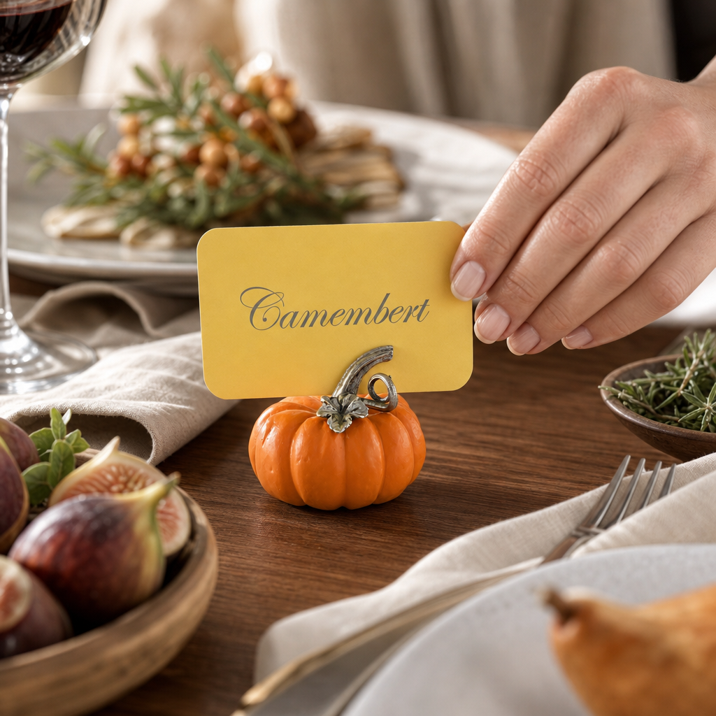 Pumpkin Place Card Holder