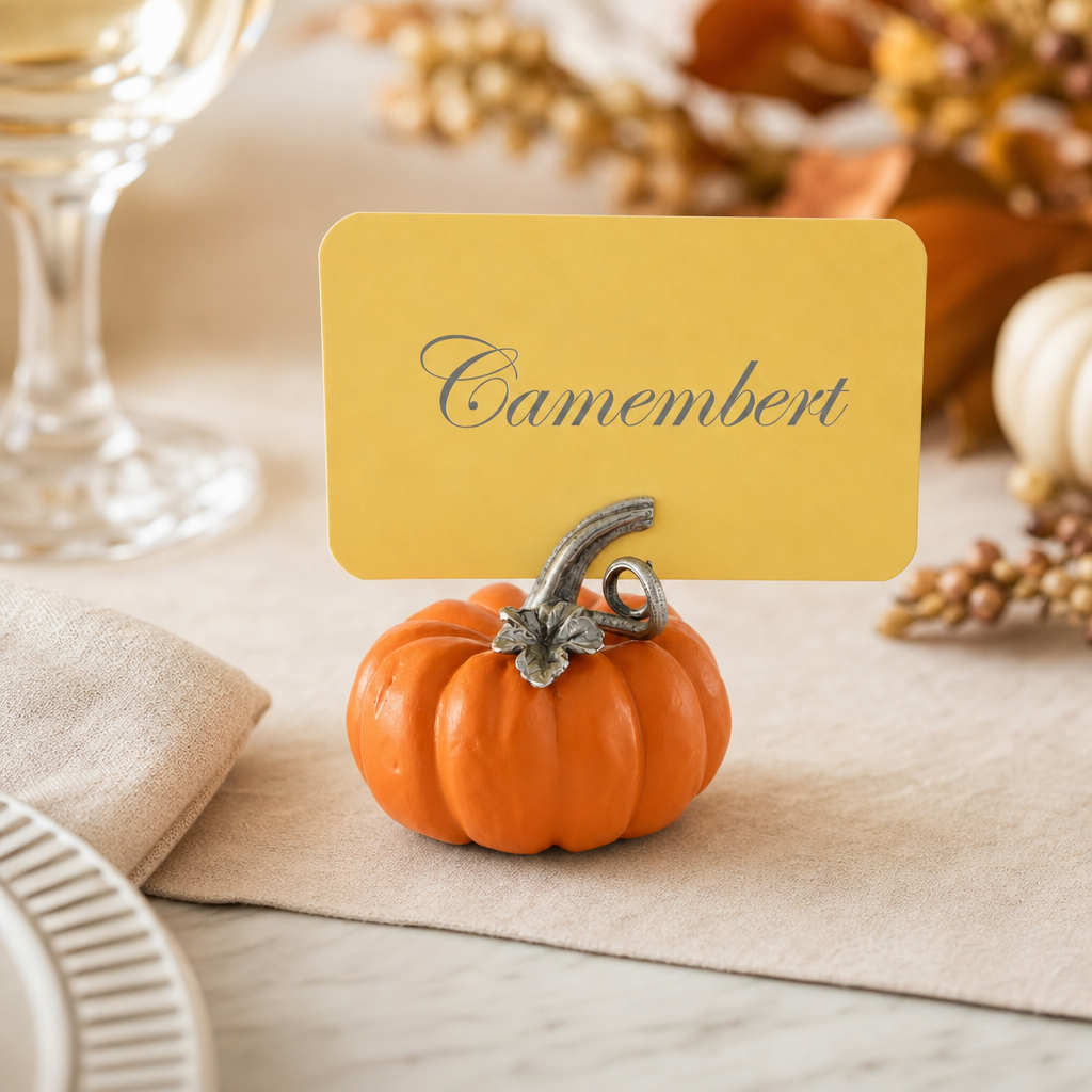 Pumpkin Place Card Holder