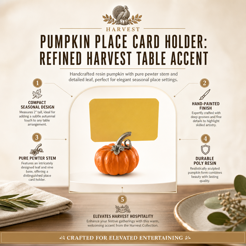 Pumpkin Place Card Holder