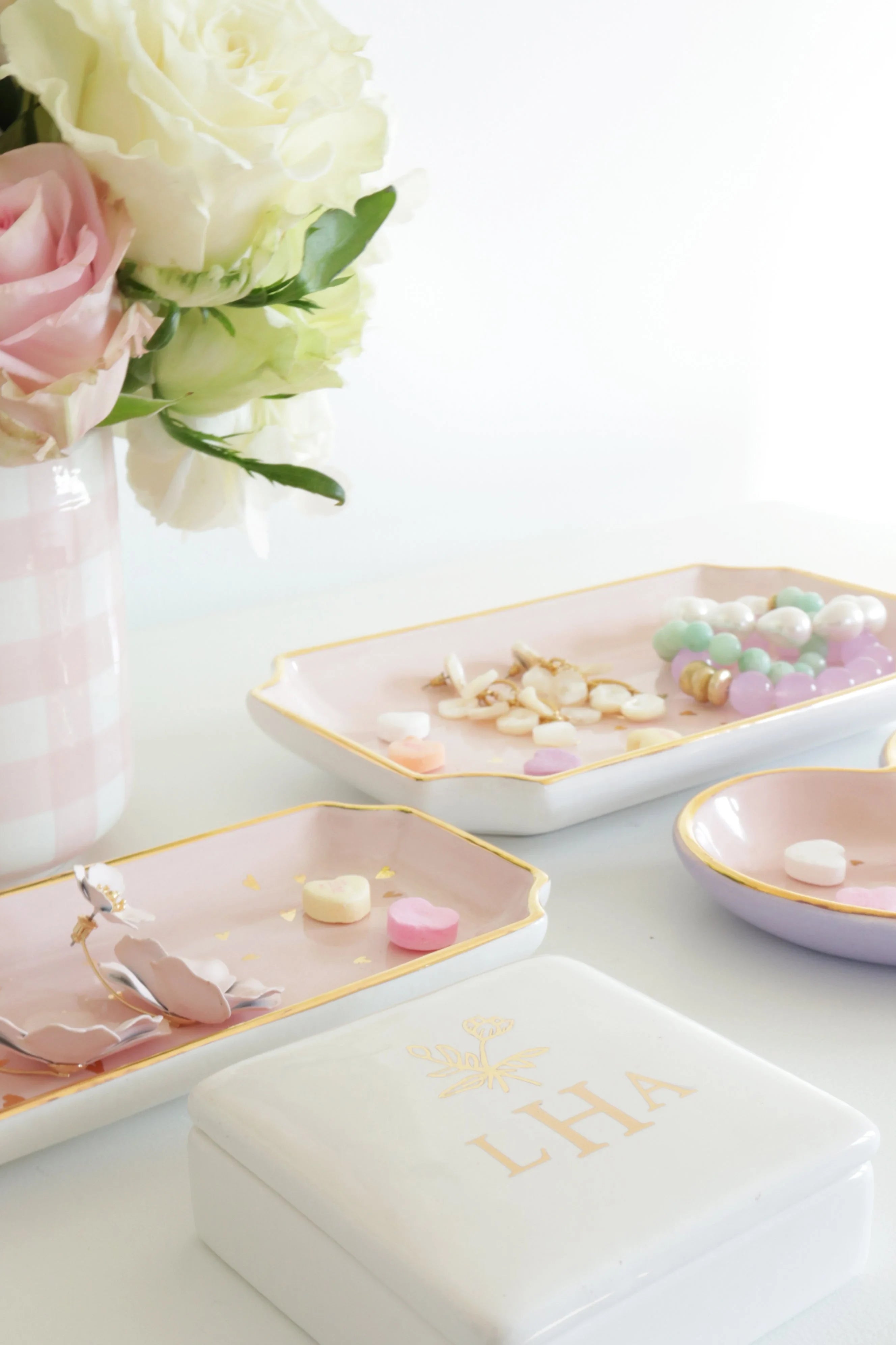 "Confetti Hearts" Tray