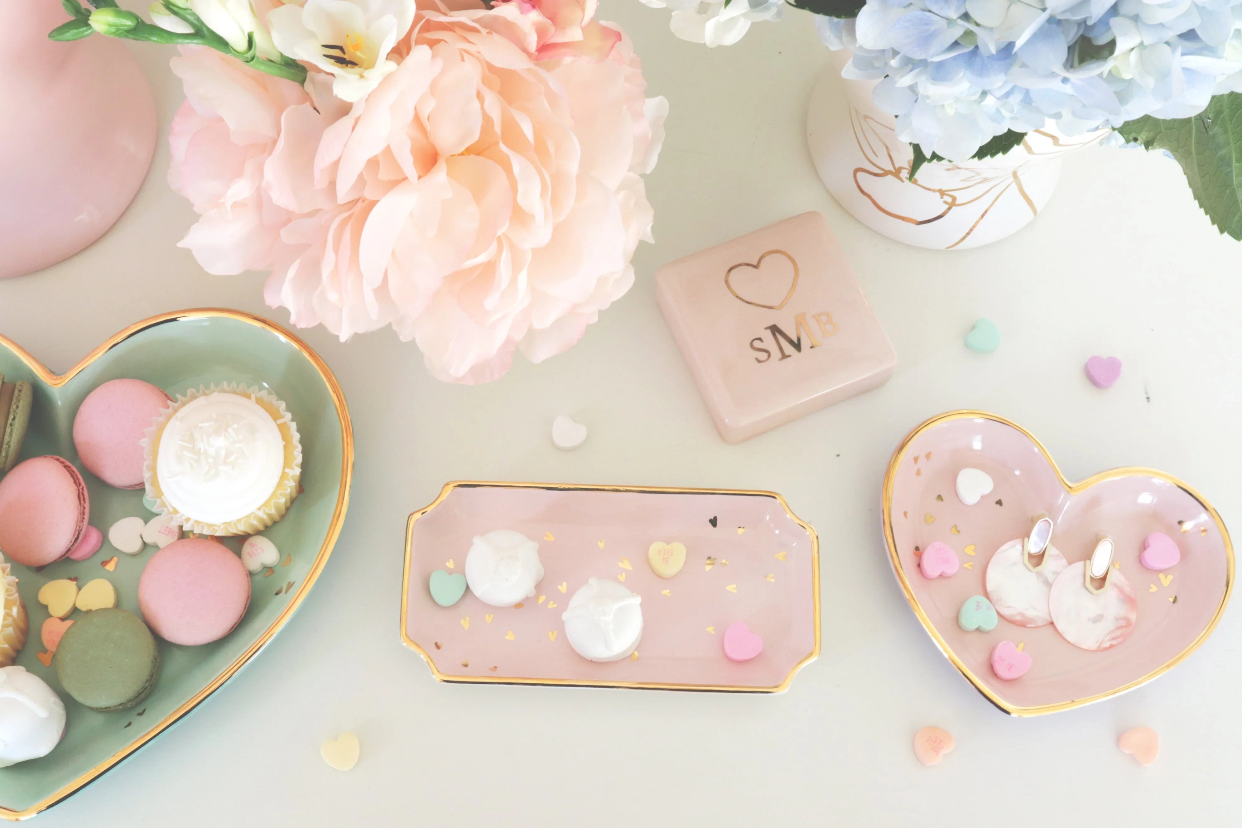 "Confetti Hearts" Tray