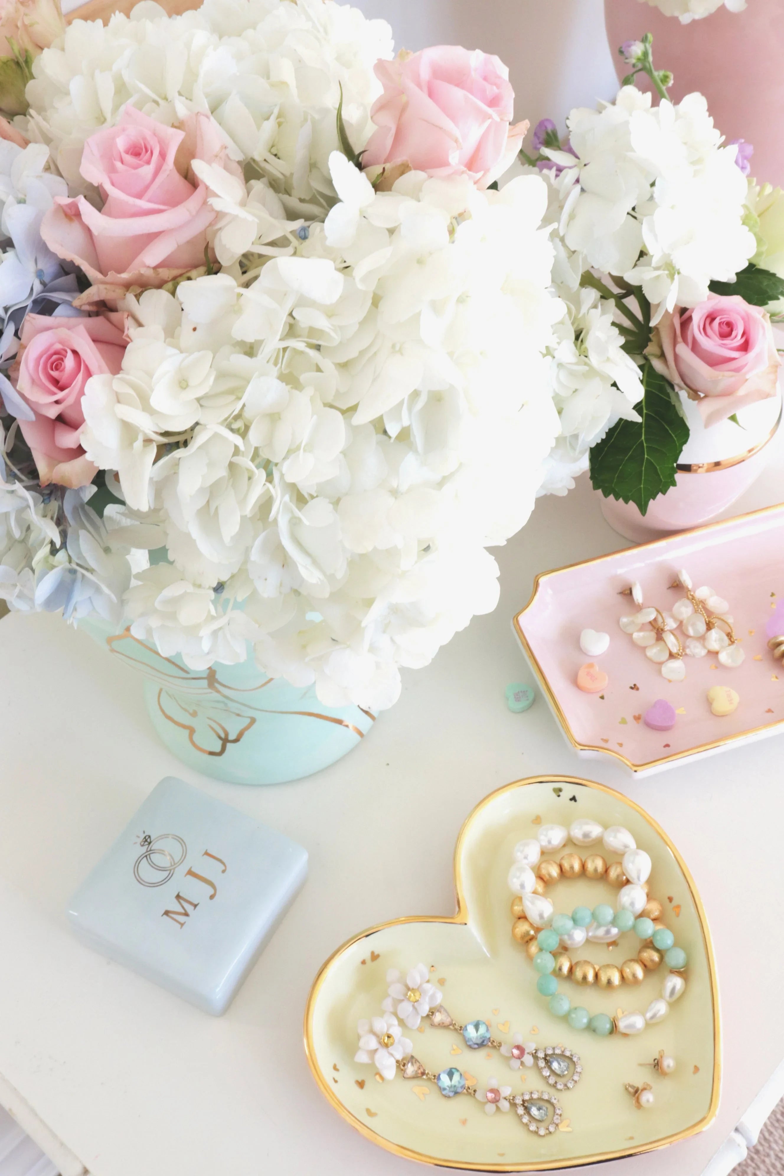 "Confetti Hearts" Tray