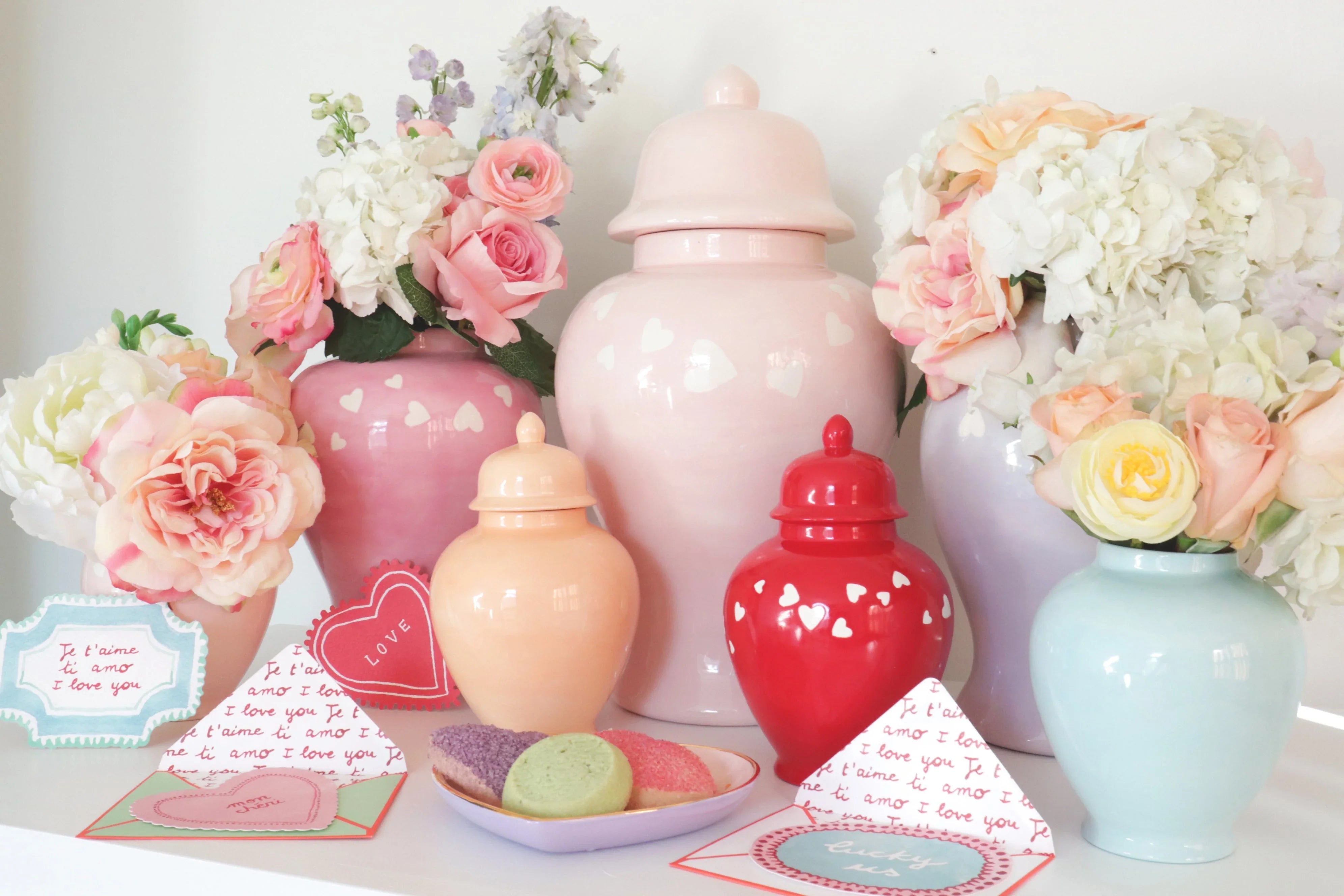 Robin's Egg Blue Ginger Jars - The Mayfair Hall