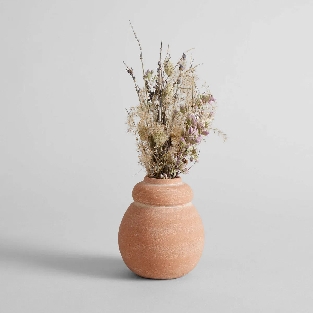 Terra Cotta Bud Vase, Whitewash - The Mayfair Hall