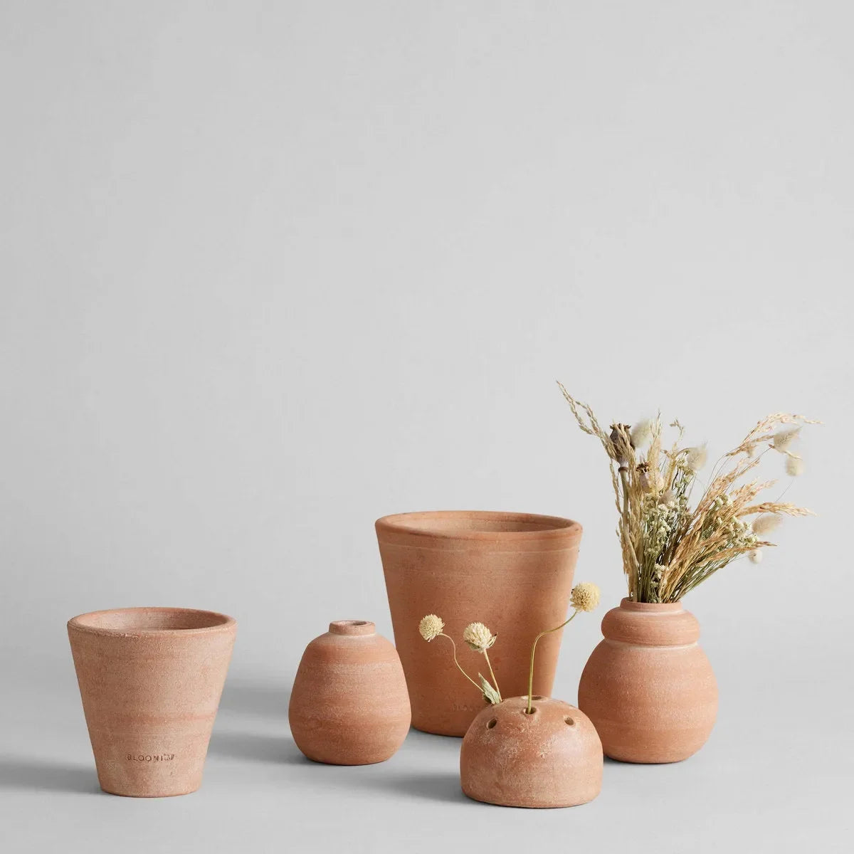 Terra Cotta Bud Vase, Whitewash - The Mayfair Hall
