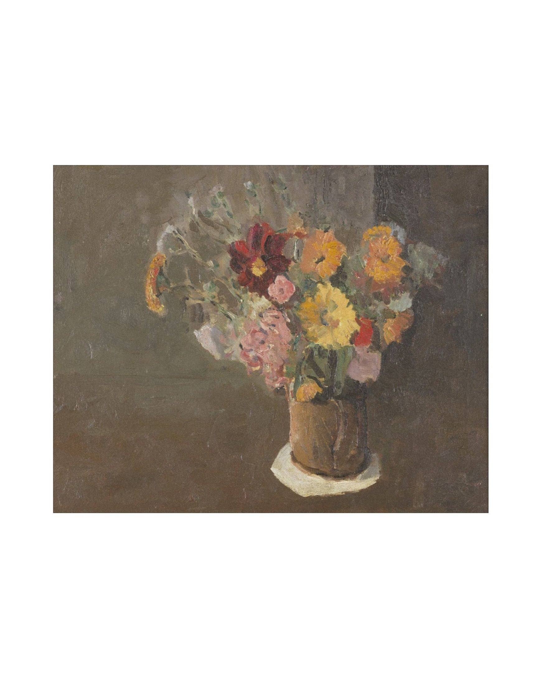 Vintage Vase of Flowers II