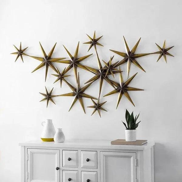Jakob Metal Wall Decor in Bronze - The Mayfair Hall