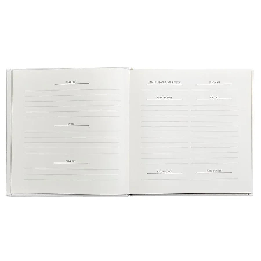 Pebble Grain Leather Wedding Journal - The Mayfair Hall