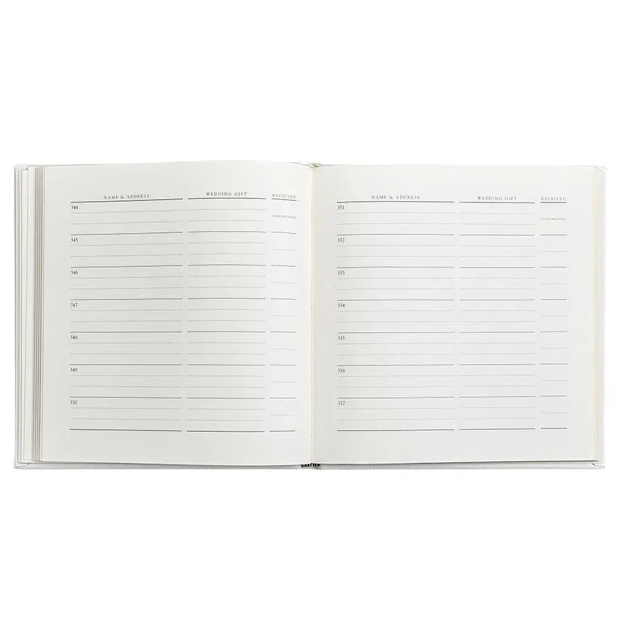 Pebble Grain Leather Wedding Journal - The Mayfair Hall