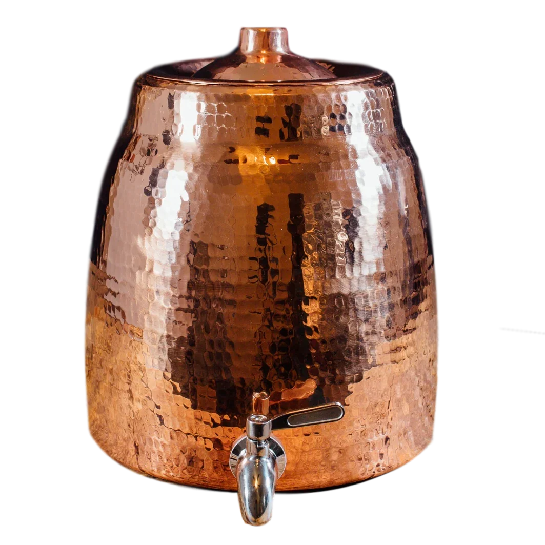 Niagara Copper Water Dispenser with Lid - The Mayfair Hall