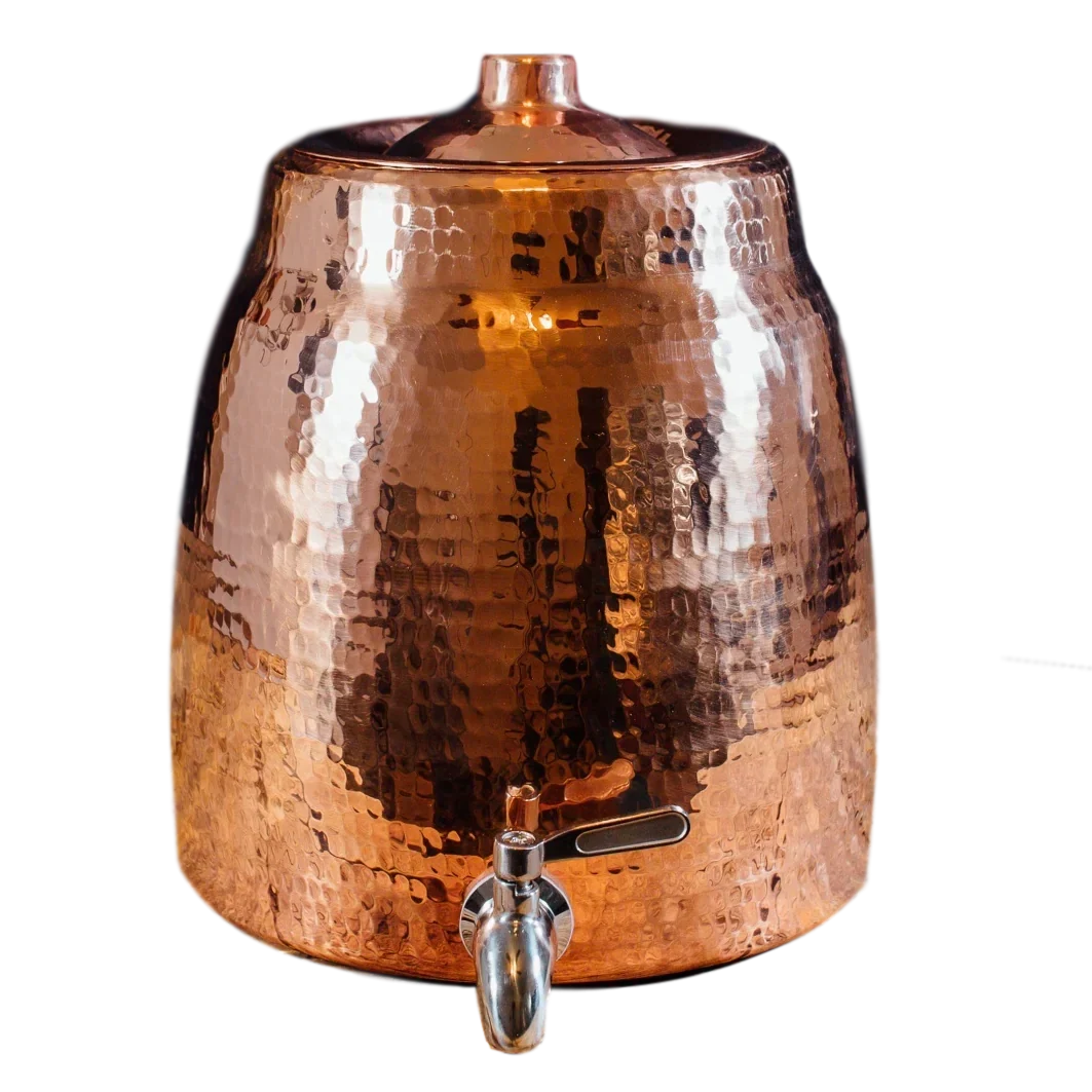 Niagara Copper Water Dispenser with Lid - The Mayfair Hall
