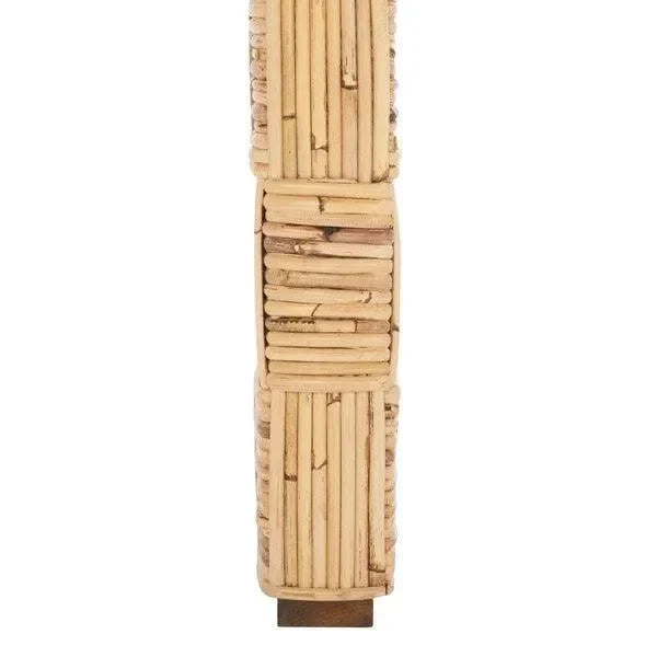 Adkin Rattan Console Table in Honey Natural - The Mayfair Hall