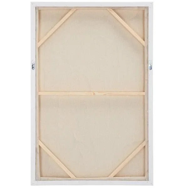 The Minimalist Framed Wall Art in White - The Mayfair Hall