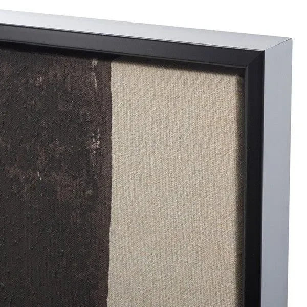 Inky Freeway Framed Wall Art in Taupe and Brown - The Mayfair Hall