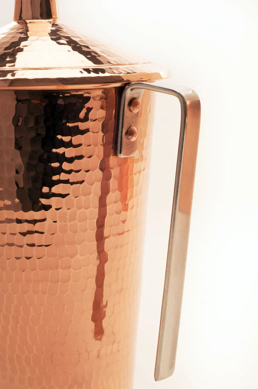 Gangotri Copper Water Pitcher with Lid - The Mayfair Hall