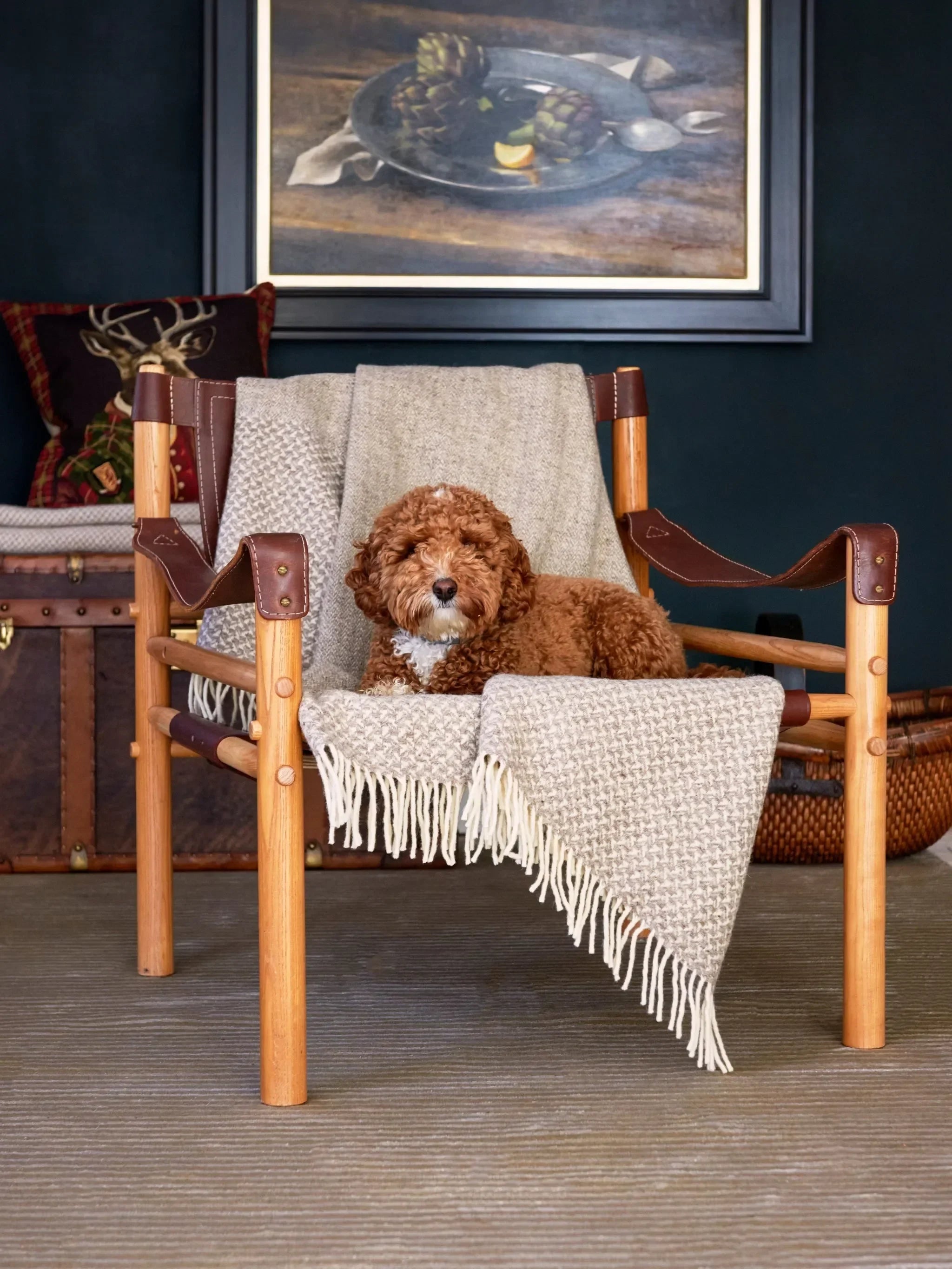 Cornwall Wool Throw - The Mayfair Hall